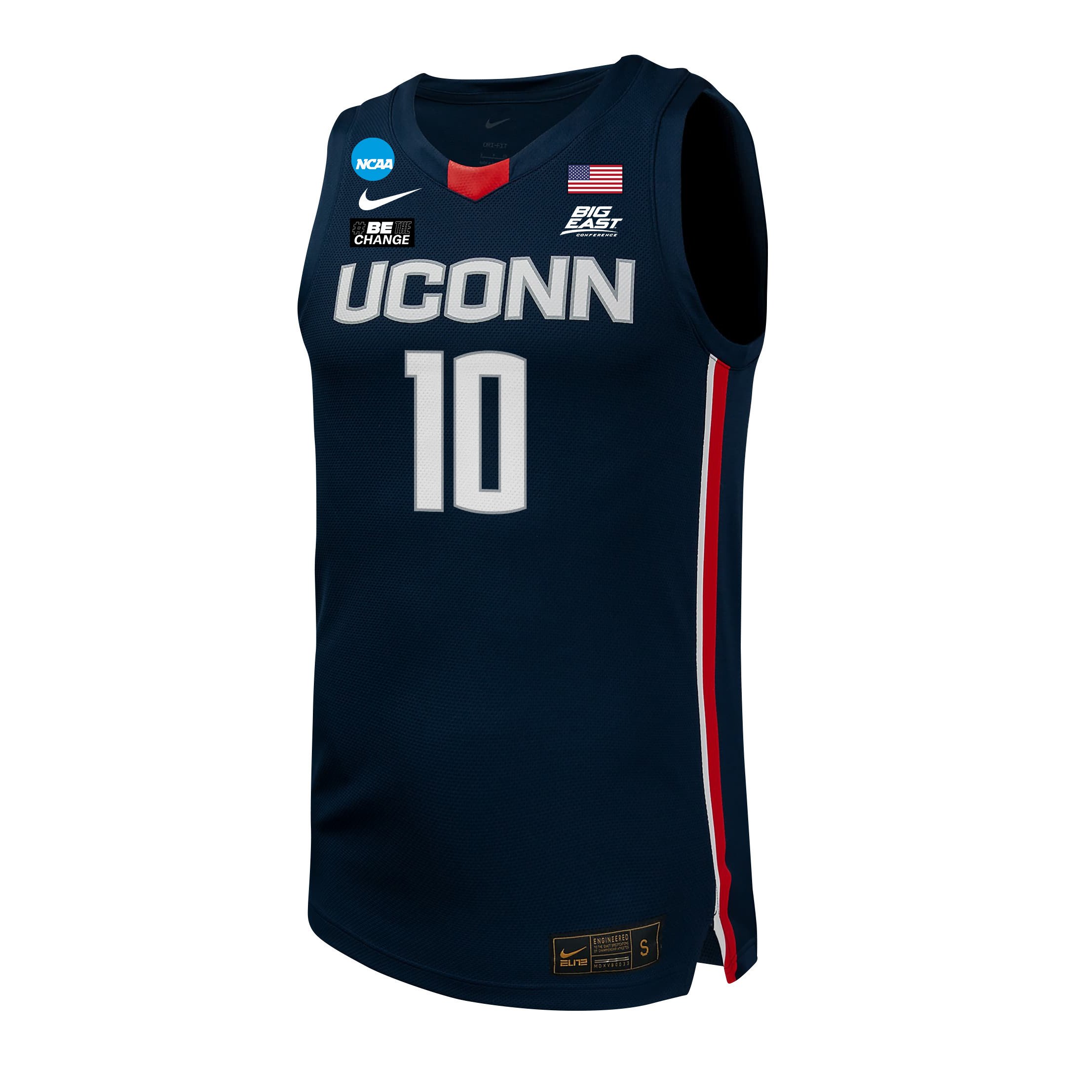 Nika Muhl 10 UConn Huskies 2024 Navy Unisex NCAA Jersey Unisex