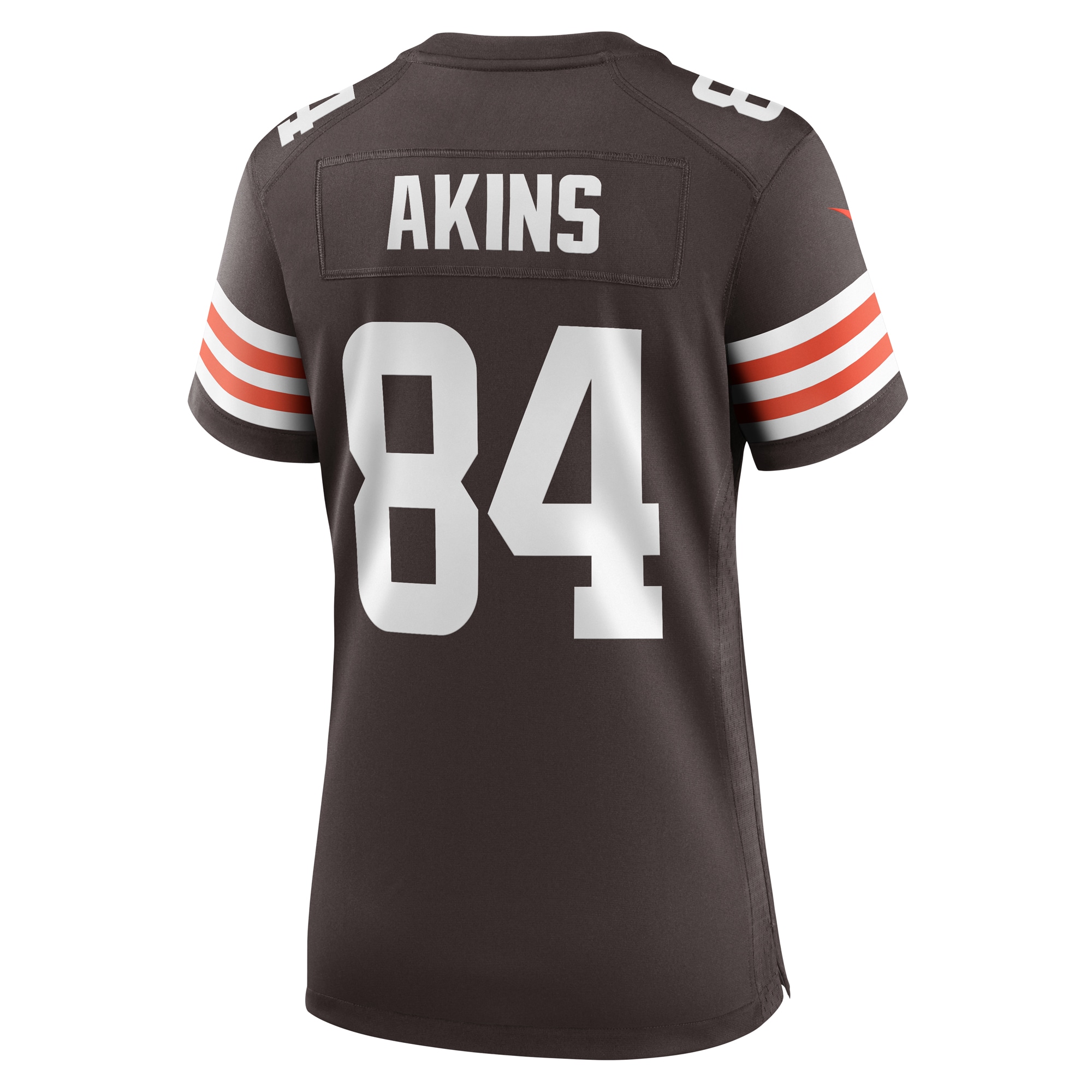 Cleveland Browns Akins Brown Game Player NFL Jersey Women's