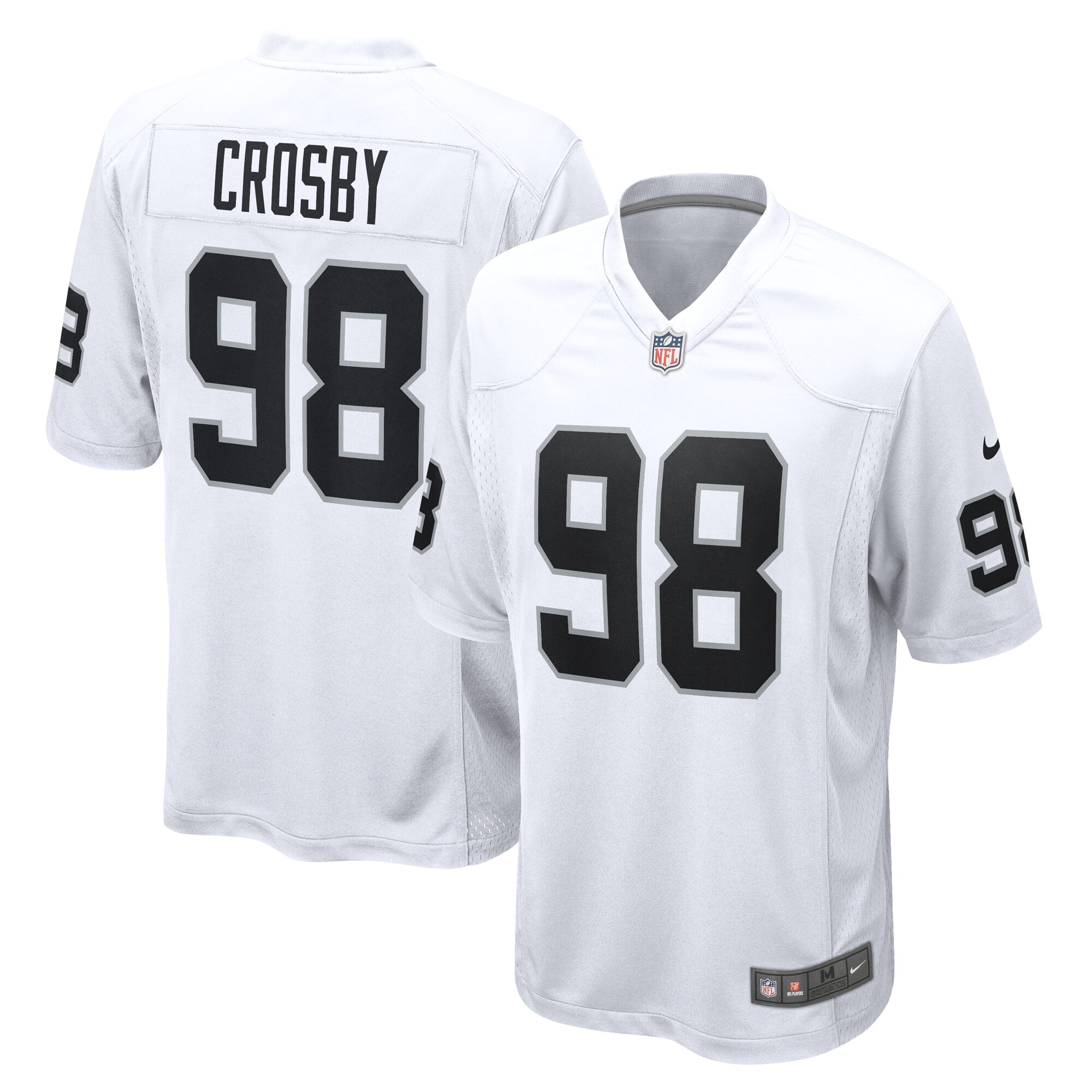 Maxx Crosby Las Vegas Raiders Nike Game Jersey - White