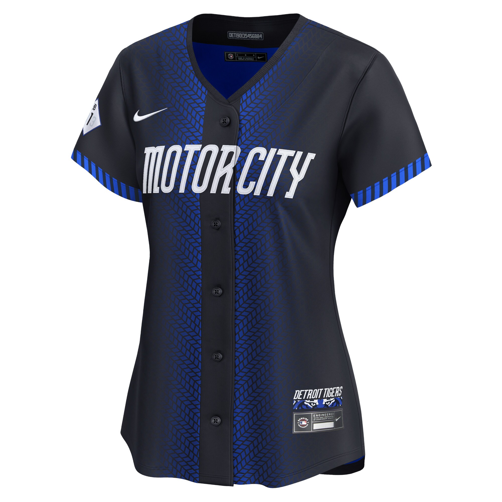 Detroit Tigers Javier Baez Navy 2024 City Connect Limited MLB Jersey Women's