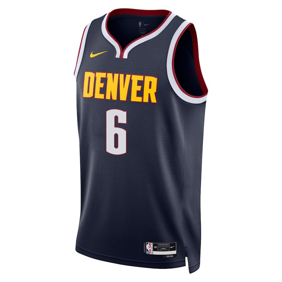 DeAndre Jordan 6 Denver Nuggets Final Champions 2023 Swingman Black NBA Jersey Men's