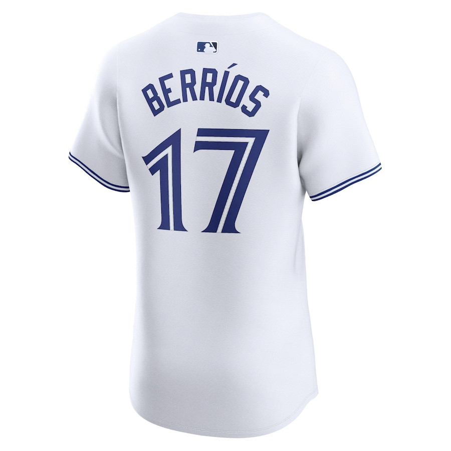 Jose Berrios 17 Toronto Blue Jays Home Elite Player White MLB Jersey Men's
