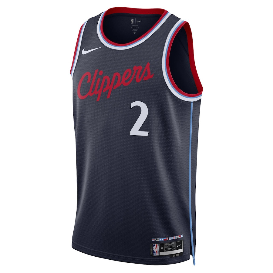 Kawhi Leonard 2 Los Angeles Clippers Unisex 2024/25 Swingman Navy Icon Edition NBA Jersey Unisex