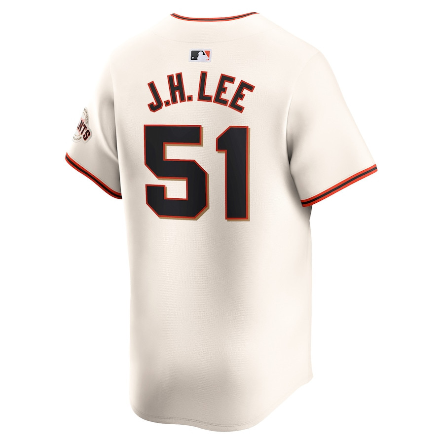 Jung Hoo Lee 51 San Francisco Giants Home Limited Cream MLB Jersey Men's