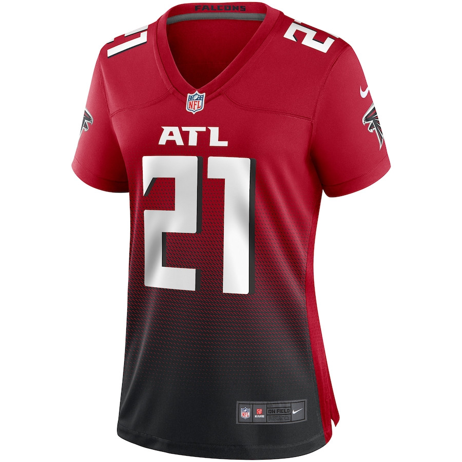 Todd Gurley II 21 Atlanta Falcons 2nd Alternate Game Red NFL Jersey Women's