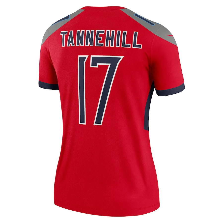 Ryan Tannehill 17 Tennessee Titans Inverted Legend Red NFL Jersey Women's