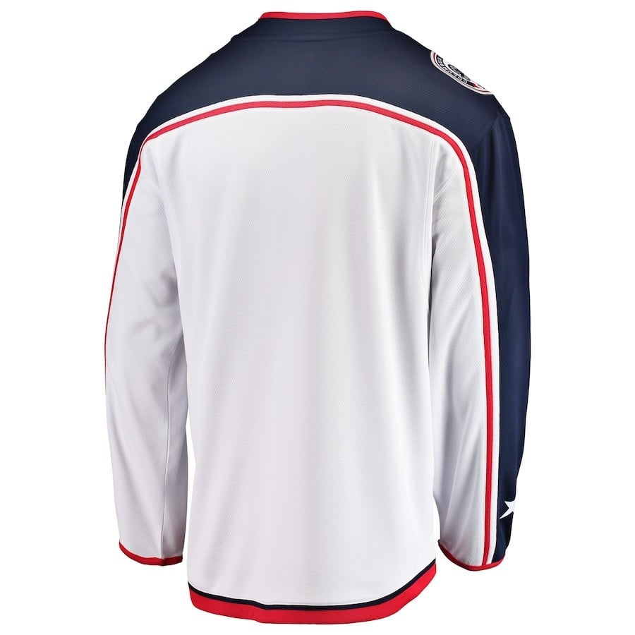 Adam Fantilli #19 Columbus Blue Jackets 2023 Draft Away White NHL Jersey Men's