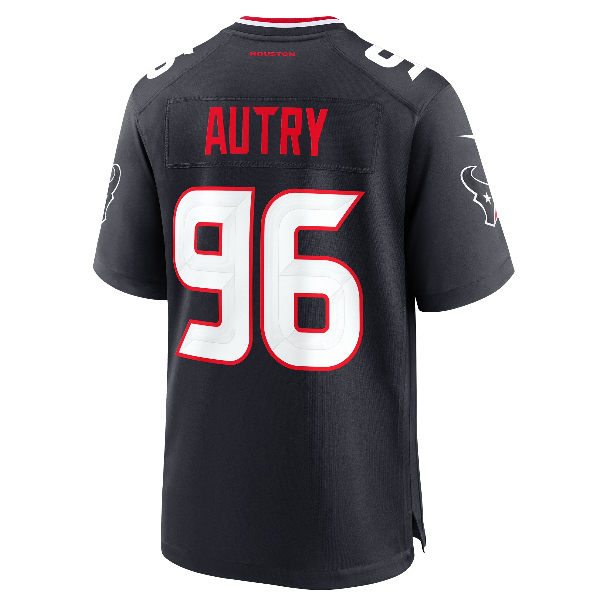 Houston Texans Denico Autry Navy Team Game NFL Jersey Men's