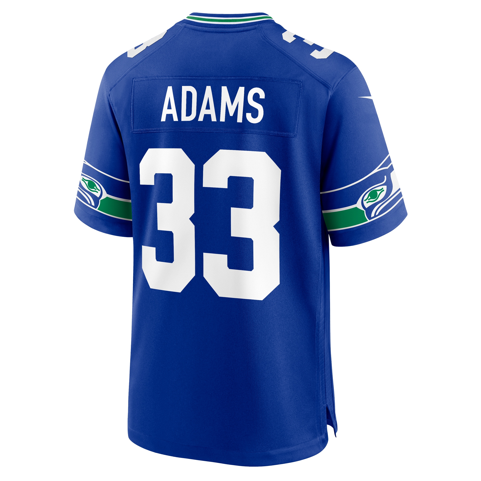 Seattle Seahawks Jamal Adams Royal Throwback Player Game NFL Jersey Men's