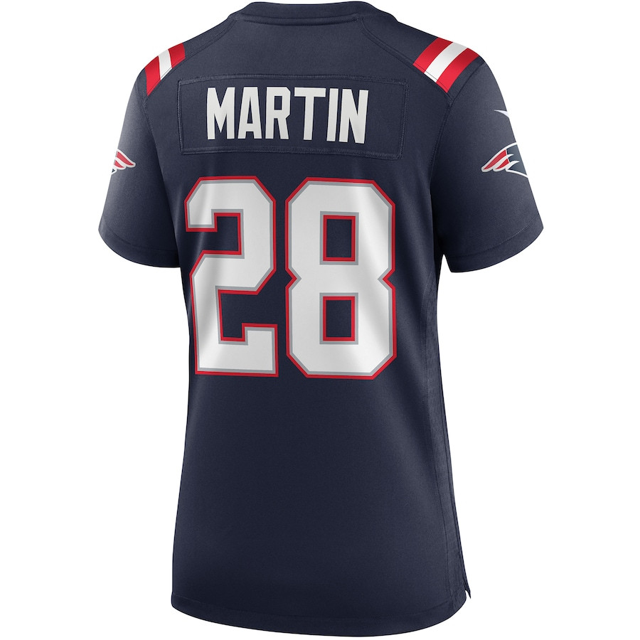 Curtis Martin 28 New England Patriots Game Retired Navy NFL Jersey Women's