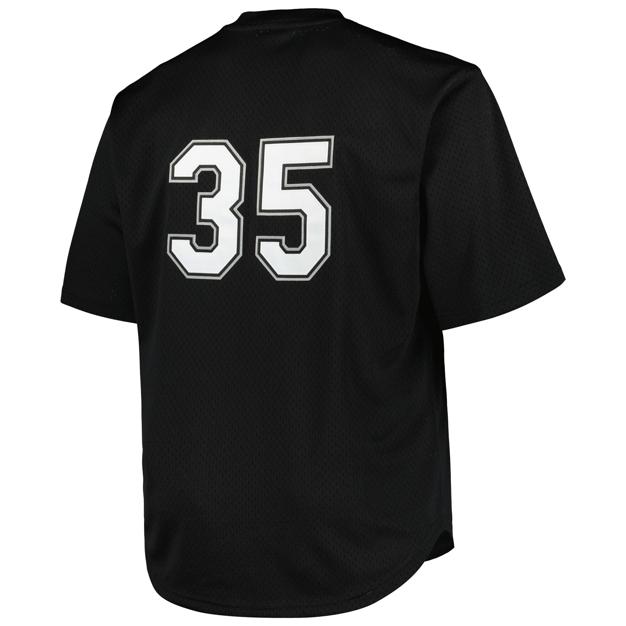 Chicago White Sox Frank Thomas Profile Black Big Tall Cooperstown Collection Mesh Batting Practice MLB Jersey Men's