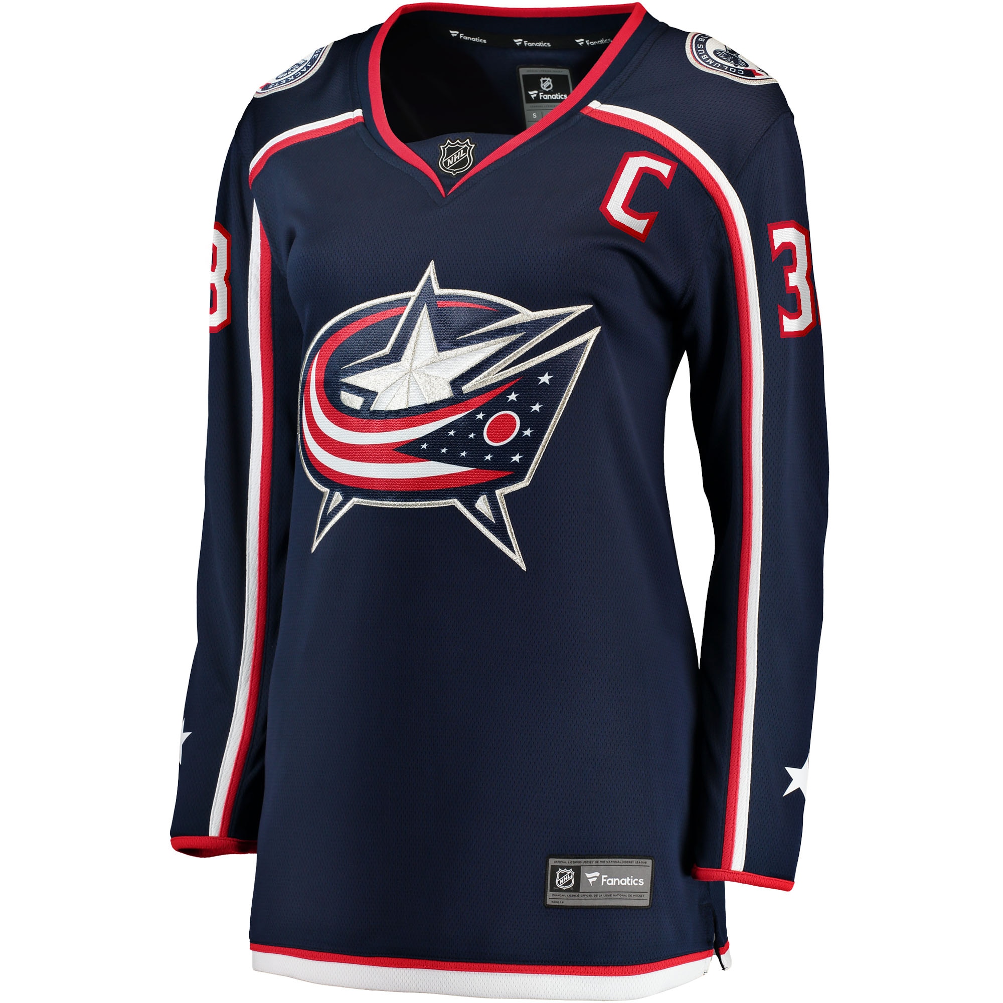 Columbus Blue Jackets Boone Jenner Navy Home Breakaway Player NHL Jersey Women's