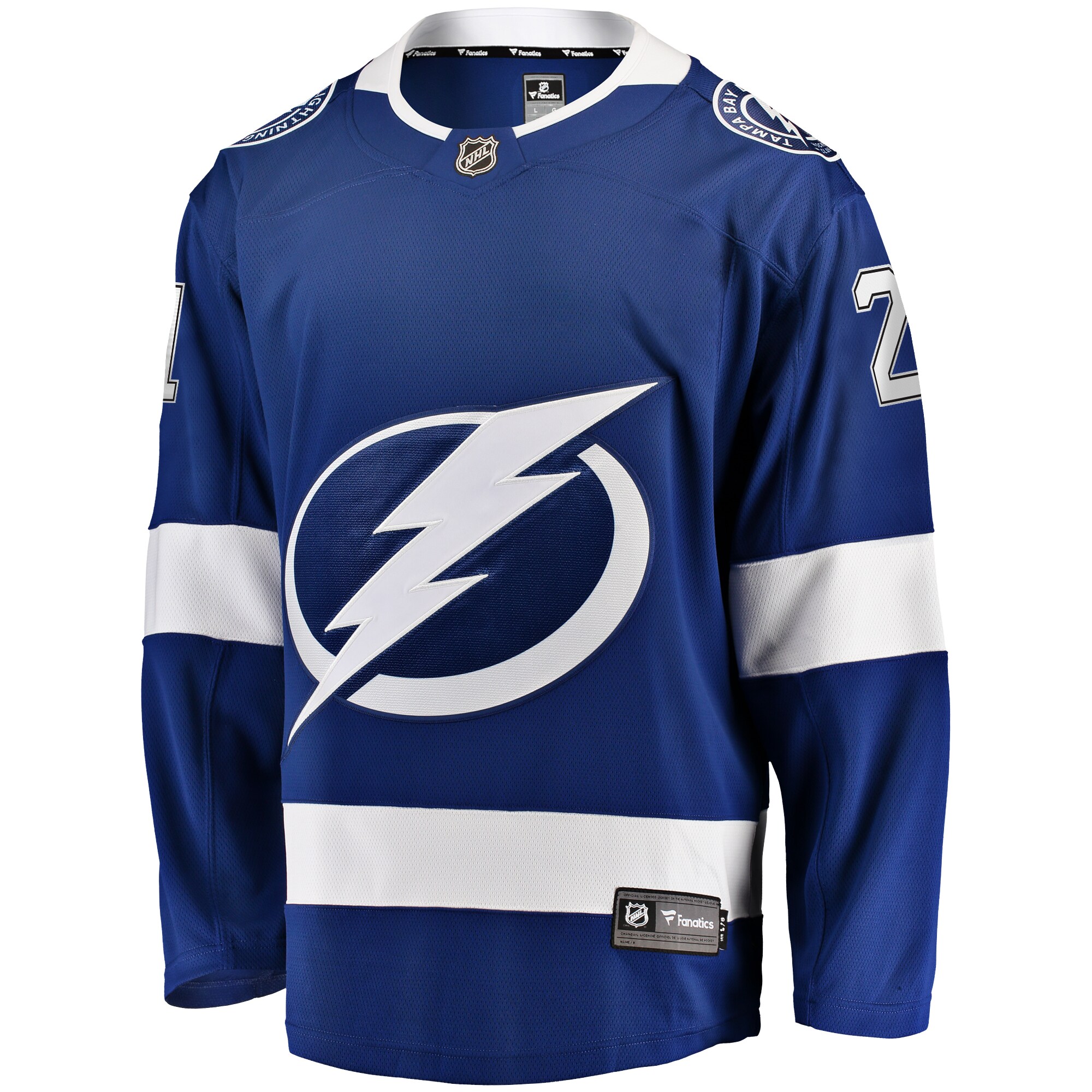 Tampa Bay Lightning Brayden Point Blue Home Premier Breakaway Player NHL Jersey Men's