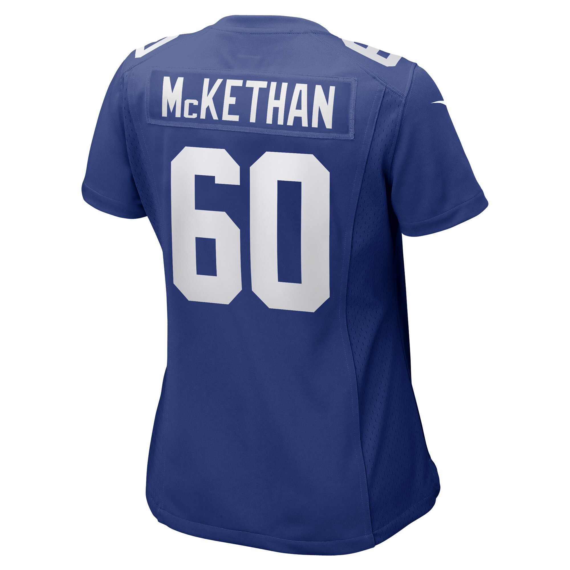 New York Giants Marcus McKethan Royal Game Player NFL Jersey Women's