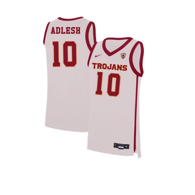 10 Quinton Adles White Elite USC Trojans NCAA Jersey Men's