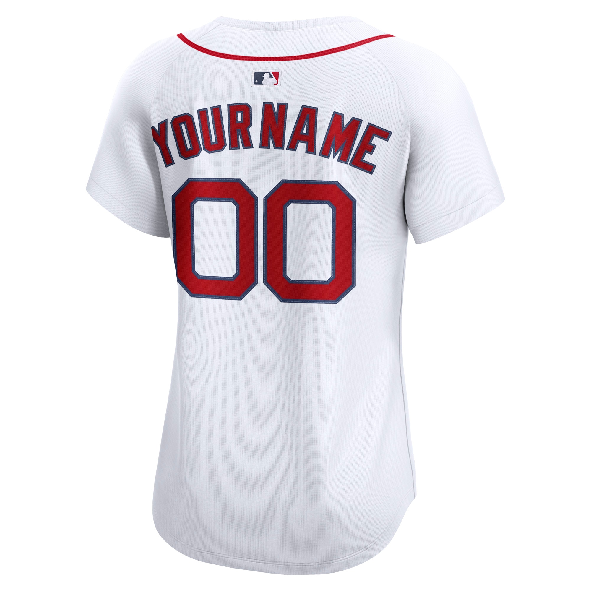 Boston Red Sox White Home Limited Custom MLB Jersey Women's