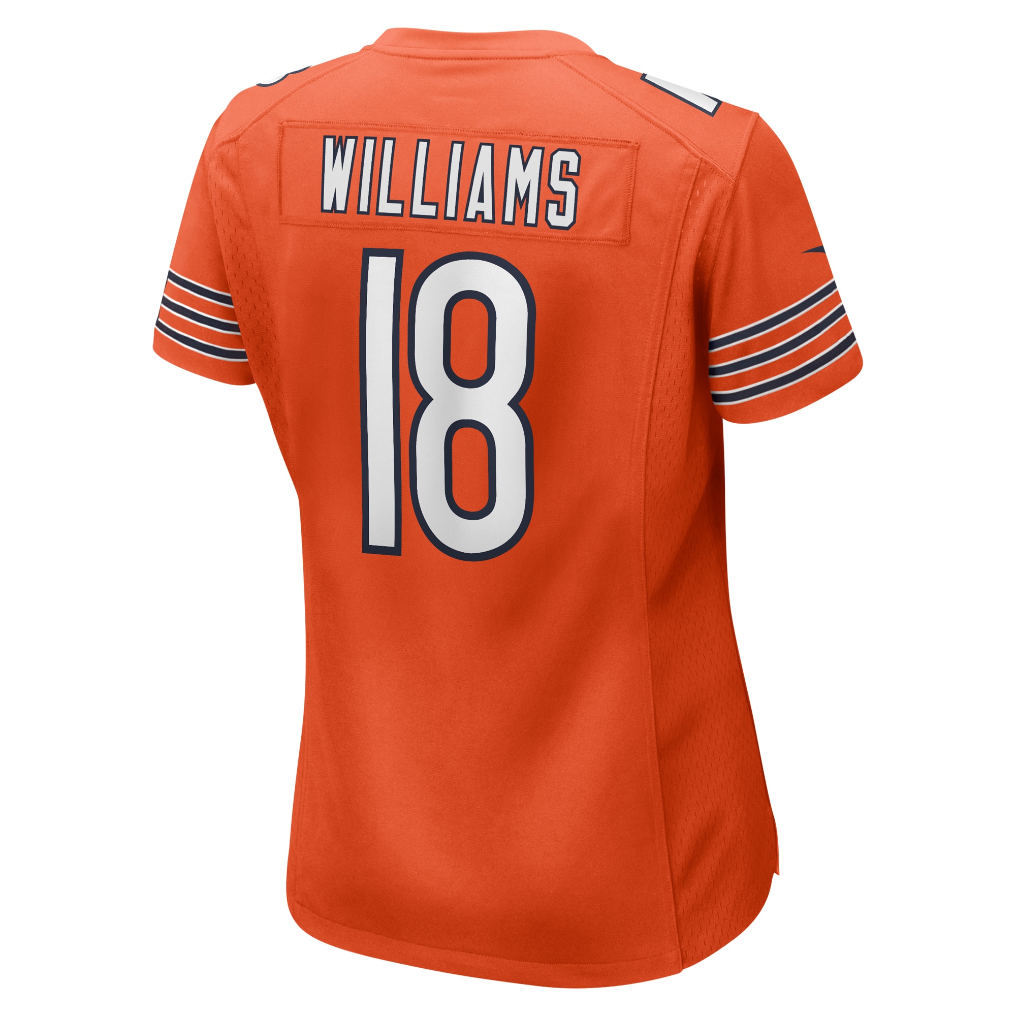 Chicago Bears Caleb Williams Orange Alternate Game NFL Jersey Women's