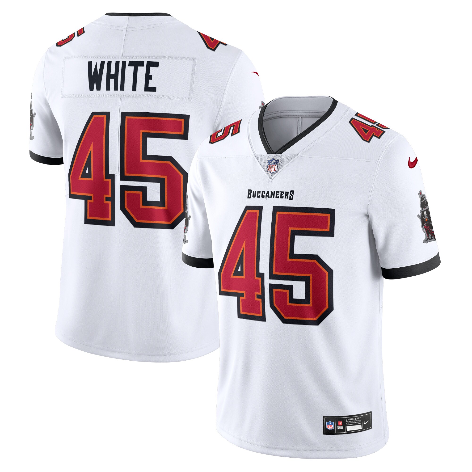 Devin White Tampa Bay Buccaneers Nike Vapor Untouchable Limited Jersey - White