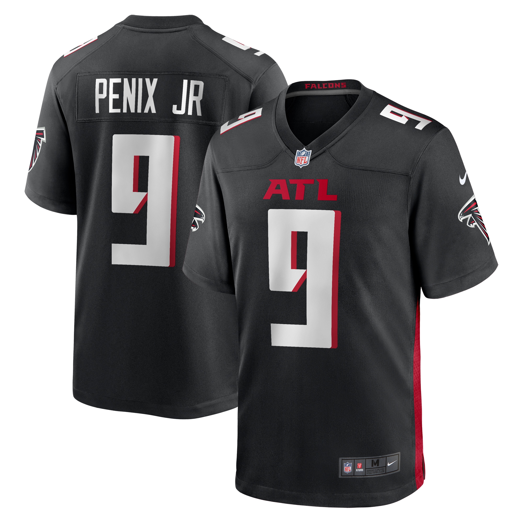 Atlanta Falcons Michael Penix Jr. Black Player Game NFL Jersey Men's
