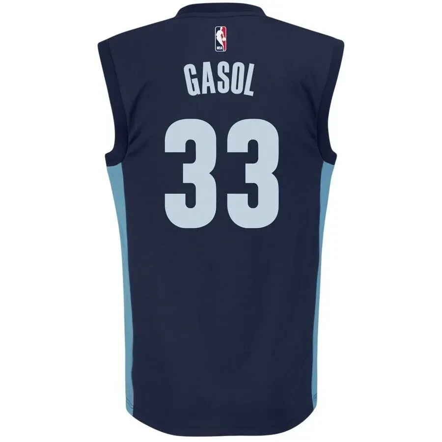 Marc Gasol Memphis Grizzlies Navy Blue NBA Jersey Men's