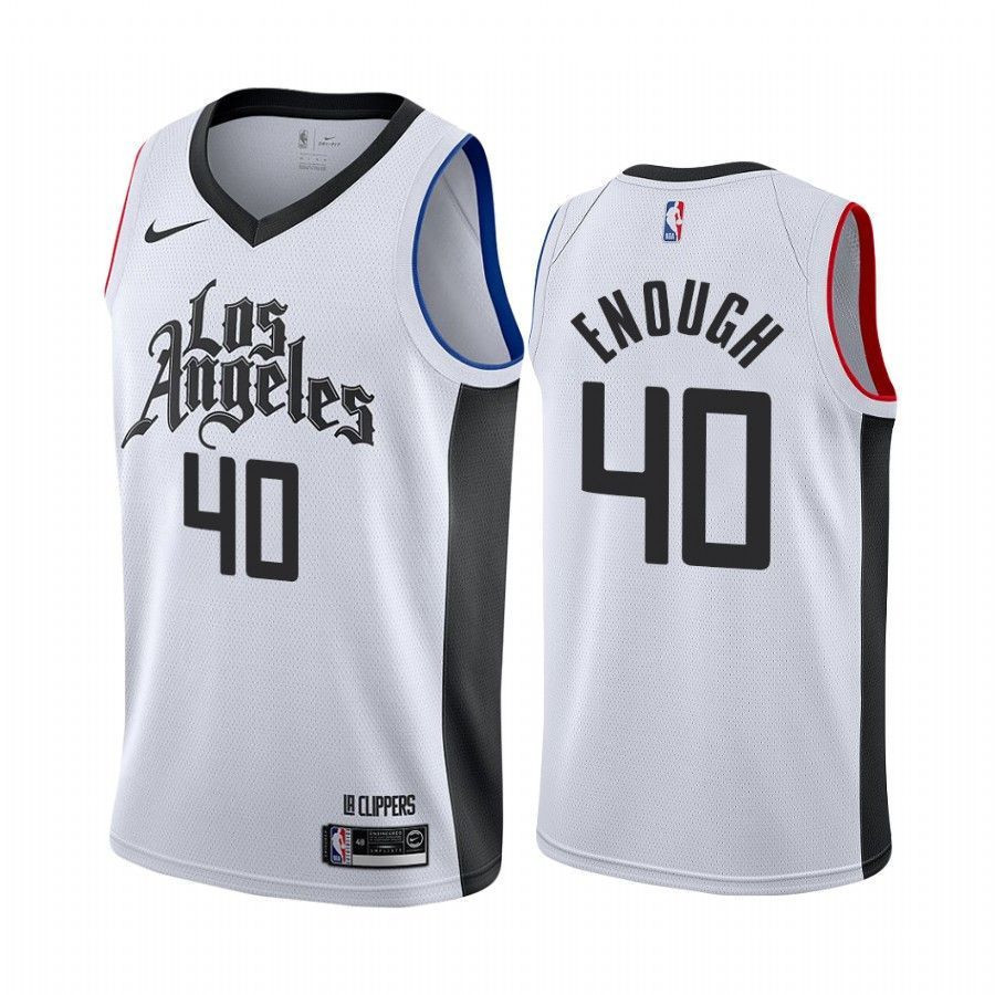 Ivica Zubac Enough Los Angeles Clippers City NBA Jersey Men's