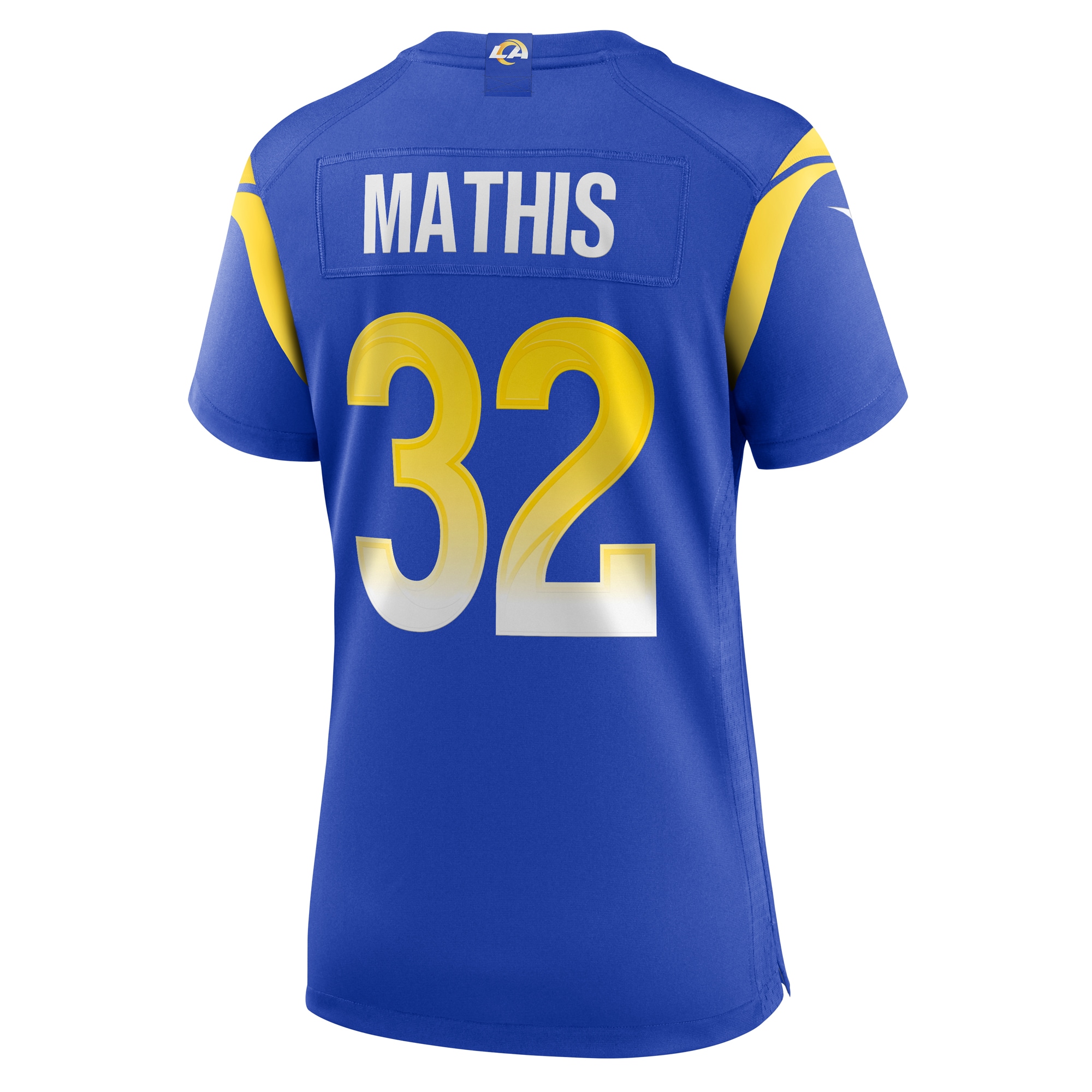 Los Angeles Rams Ochaun Mathis Royal Home Game NFL Jersey Women's