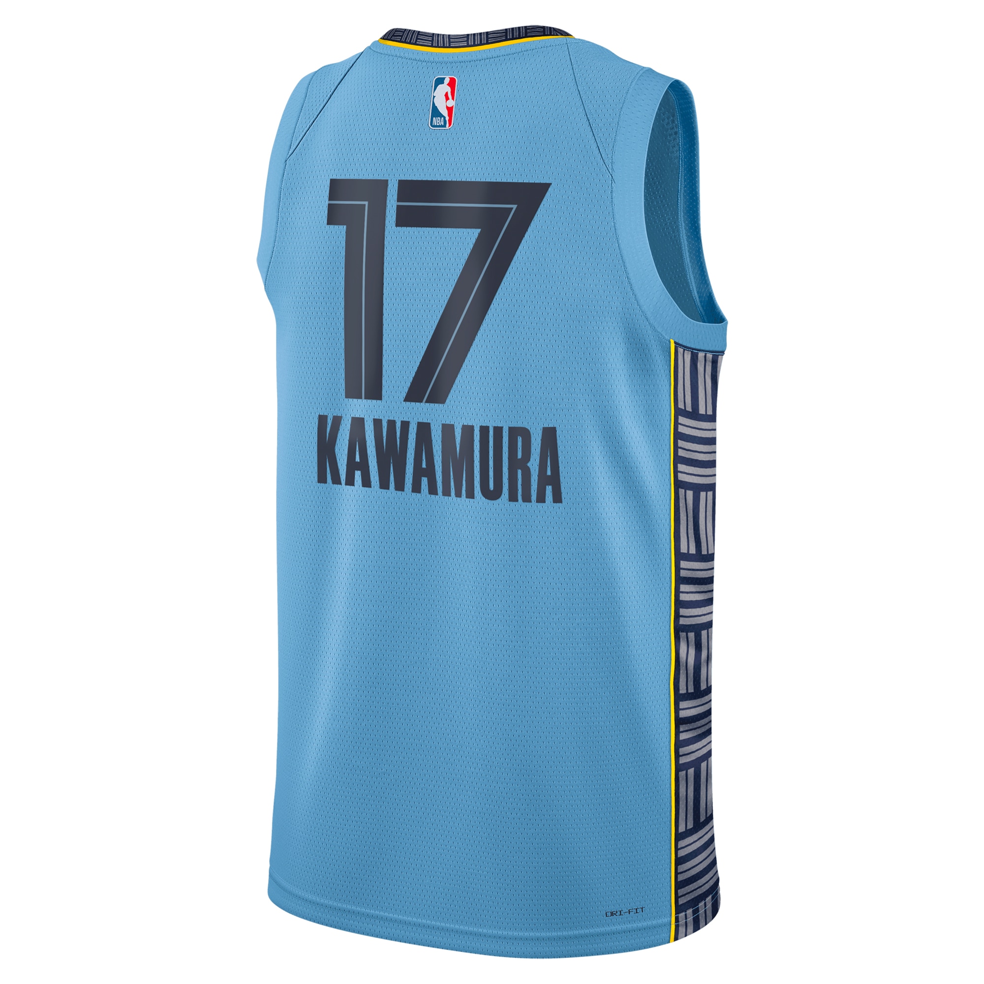 Memphis Grizzlies Jordan Brand Statement Edition Swingman Lt Blue Yuki Kawamur Unisex NBA Jersey Unisex