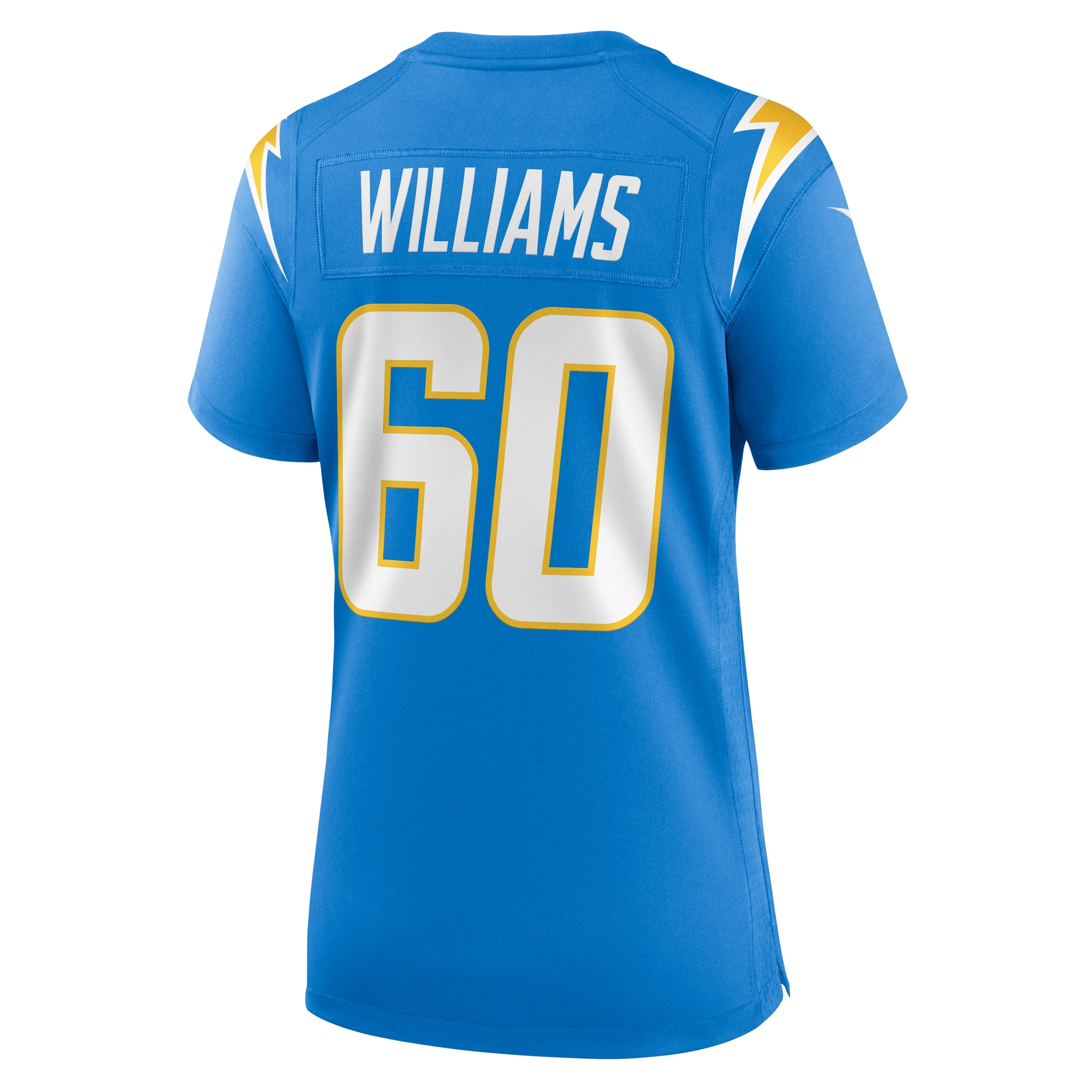 Los Angeles Chargers Bucky Williams Powder Blue Game NFL Jersey Women's