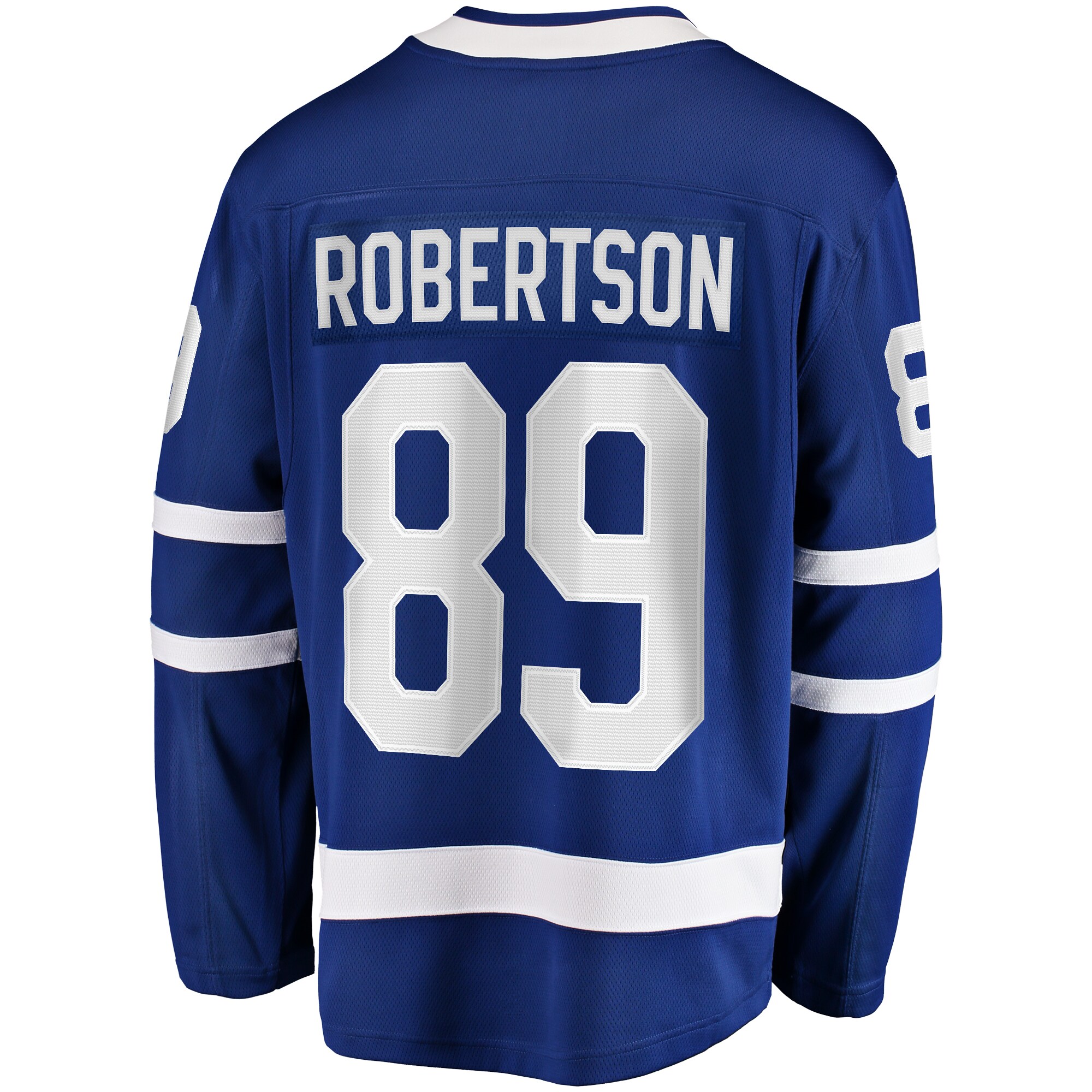 Toronto Maple Leafs Nicholas Robertson Blue Home Premier Breakaway Player NHL Jersey Men's