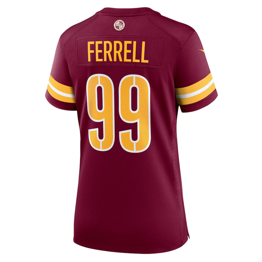 Clelin Ferrell 99 Washington Commanders Game Burgundy NFL Jersey Women's