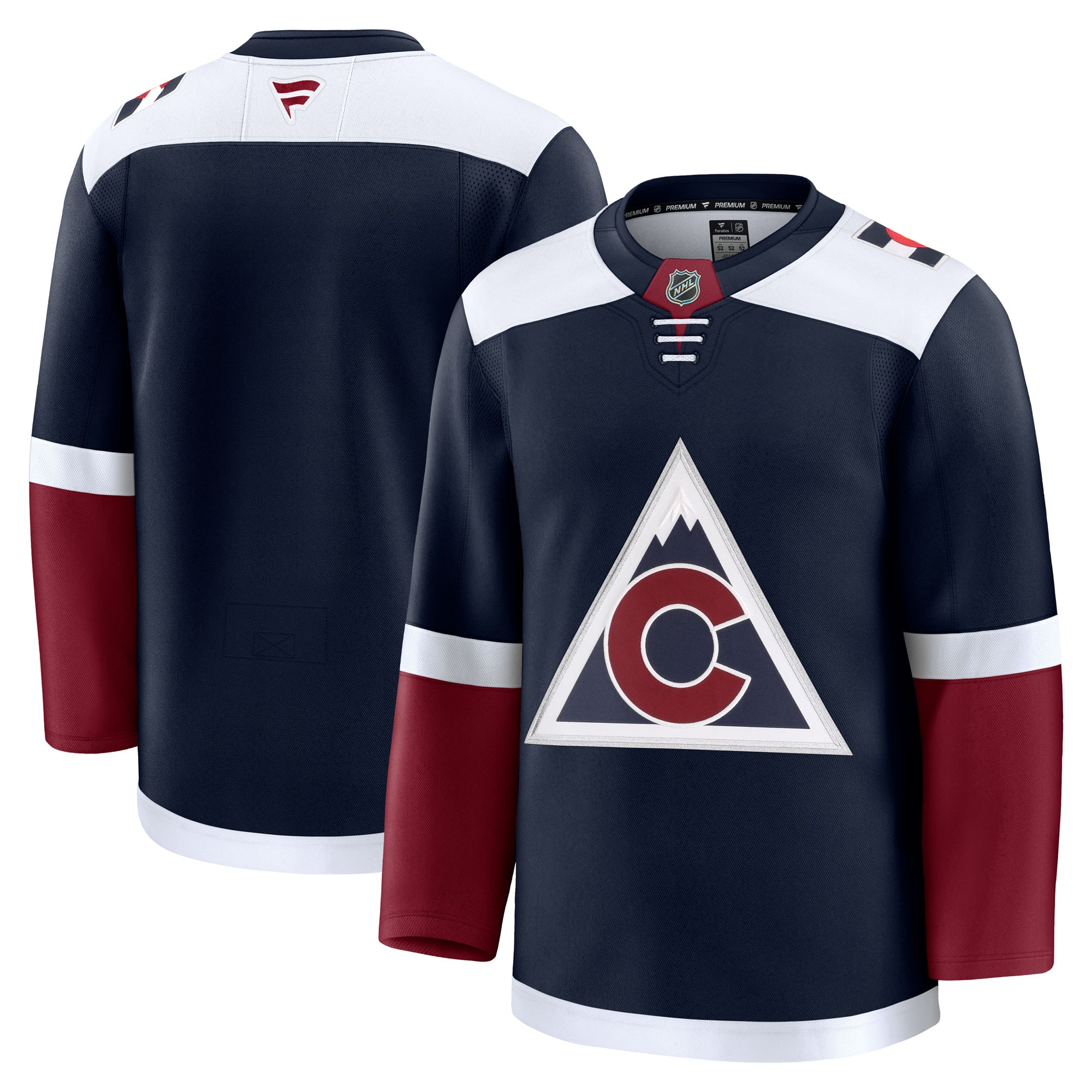 Colorado Avalanche Navy Alternate Premium NHL Jersey Men's