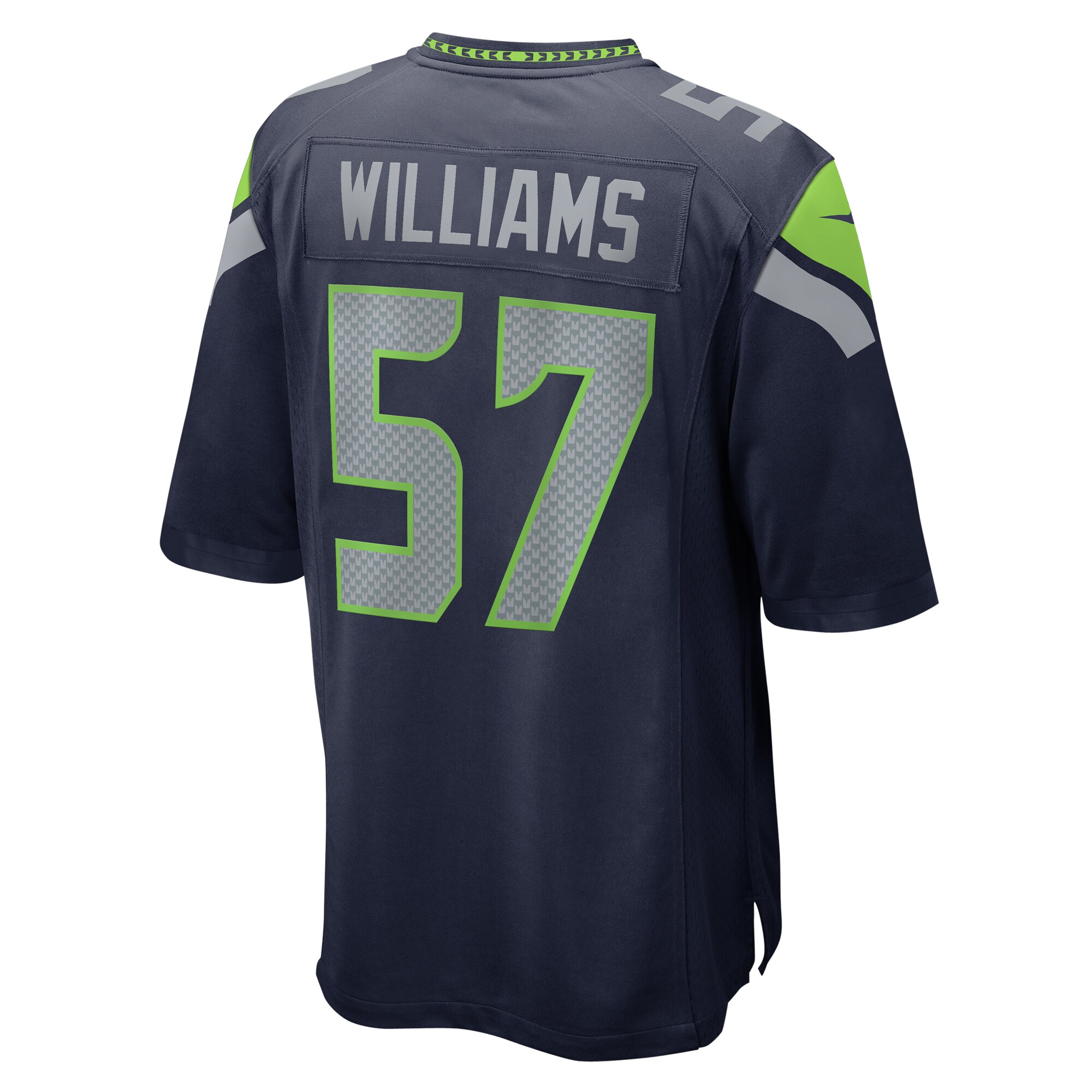 Seattle Seahawks Connor Williams College Navy Game NFL Jersey Men's