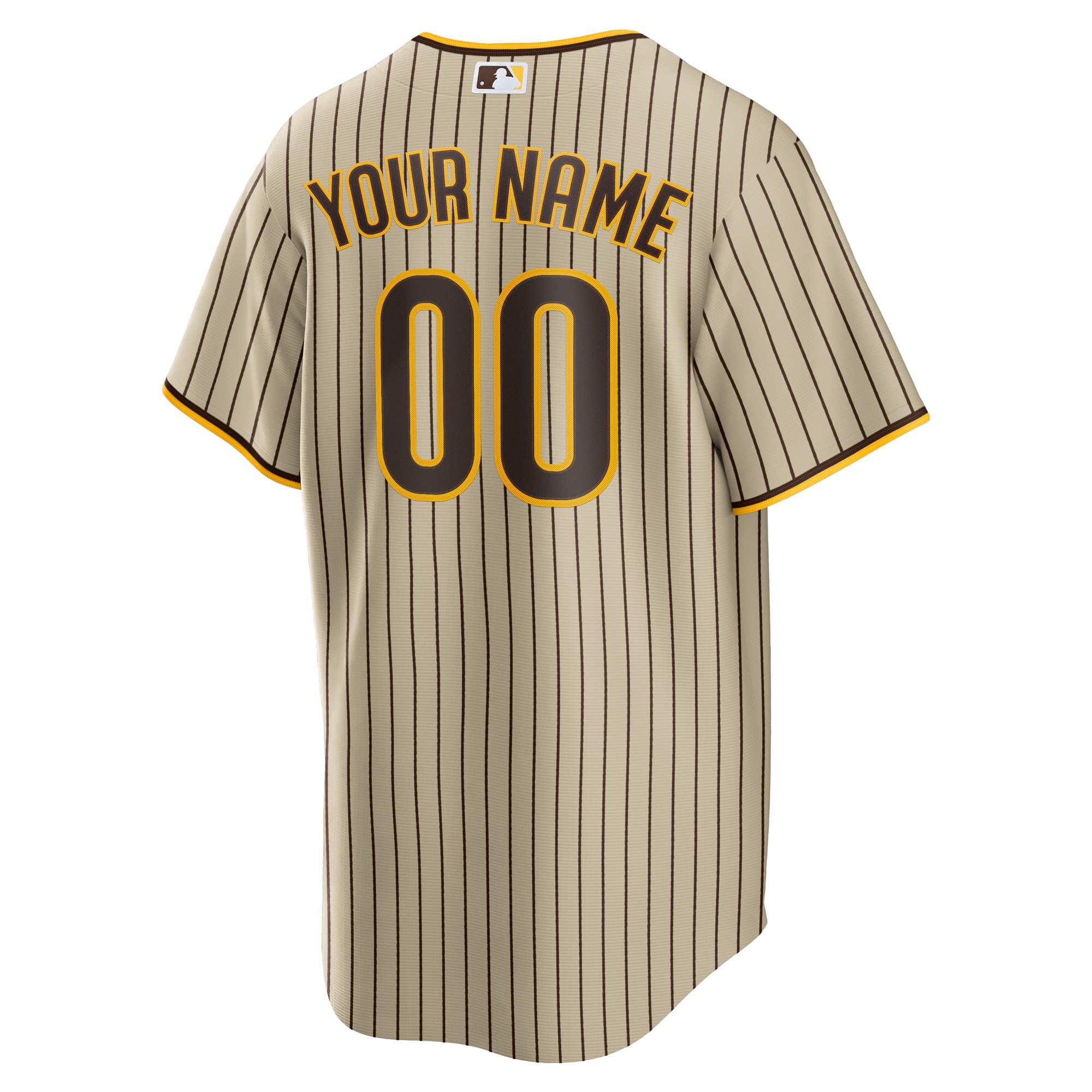 San Diego Padres Brown Road Custom MLB Jersey Men's