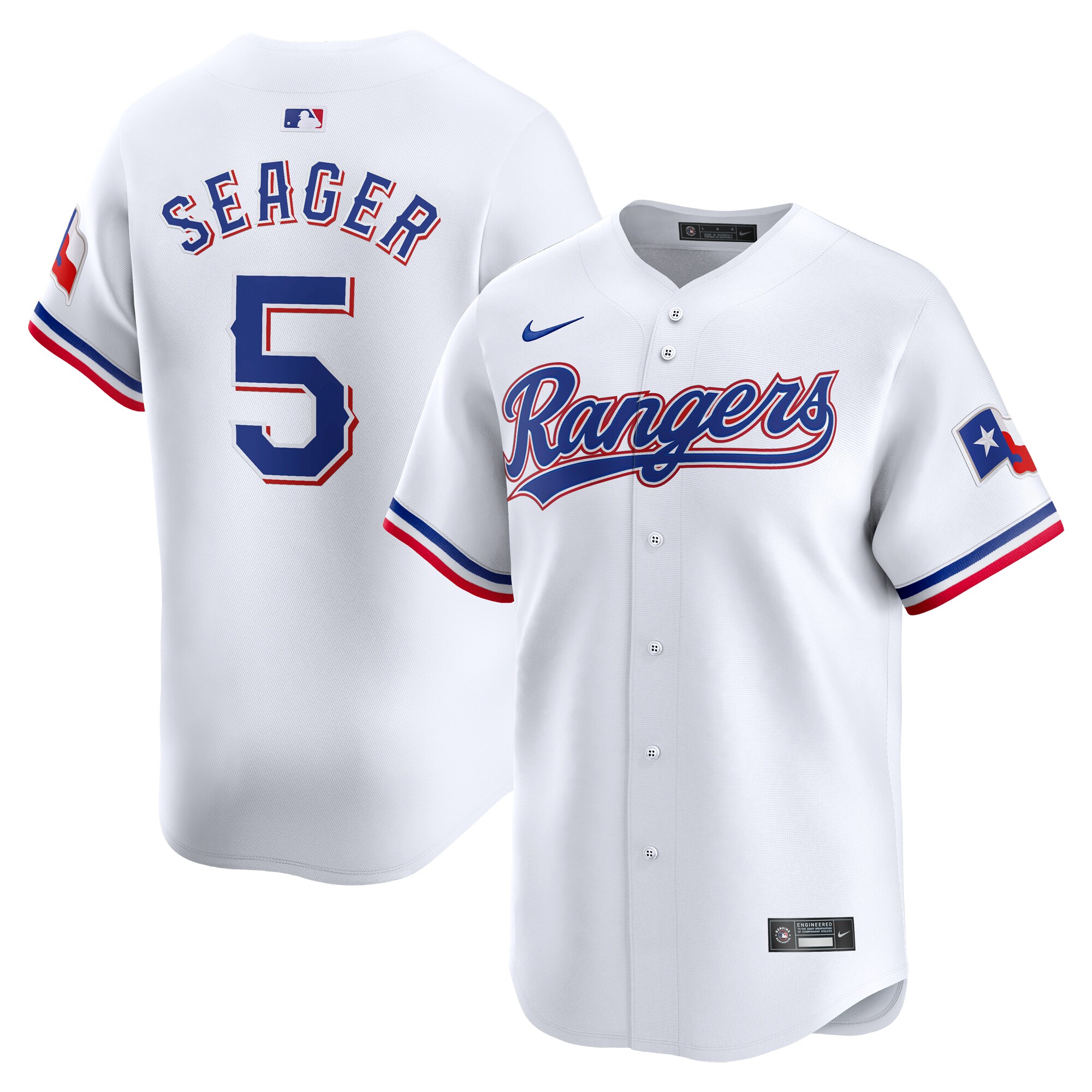 Texas Rangers Corey Seager White Home Limited MLB Jersey Youth