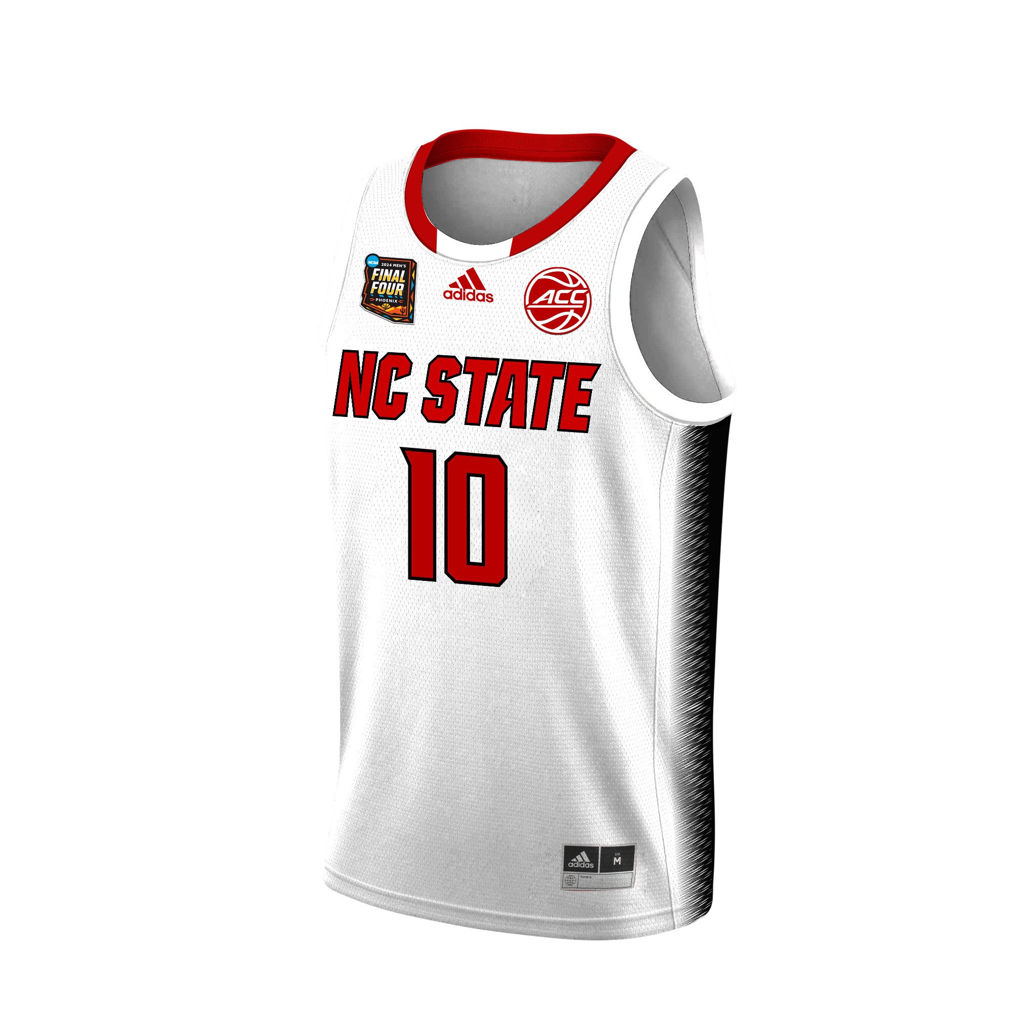 Breon Pass NC State 2024 Final Four Patch Re White NCAA Jersey Men's