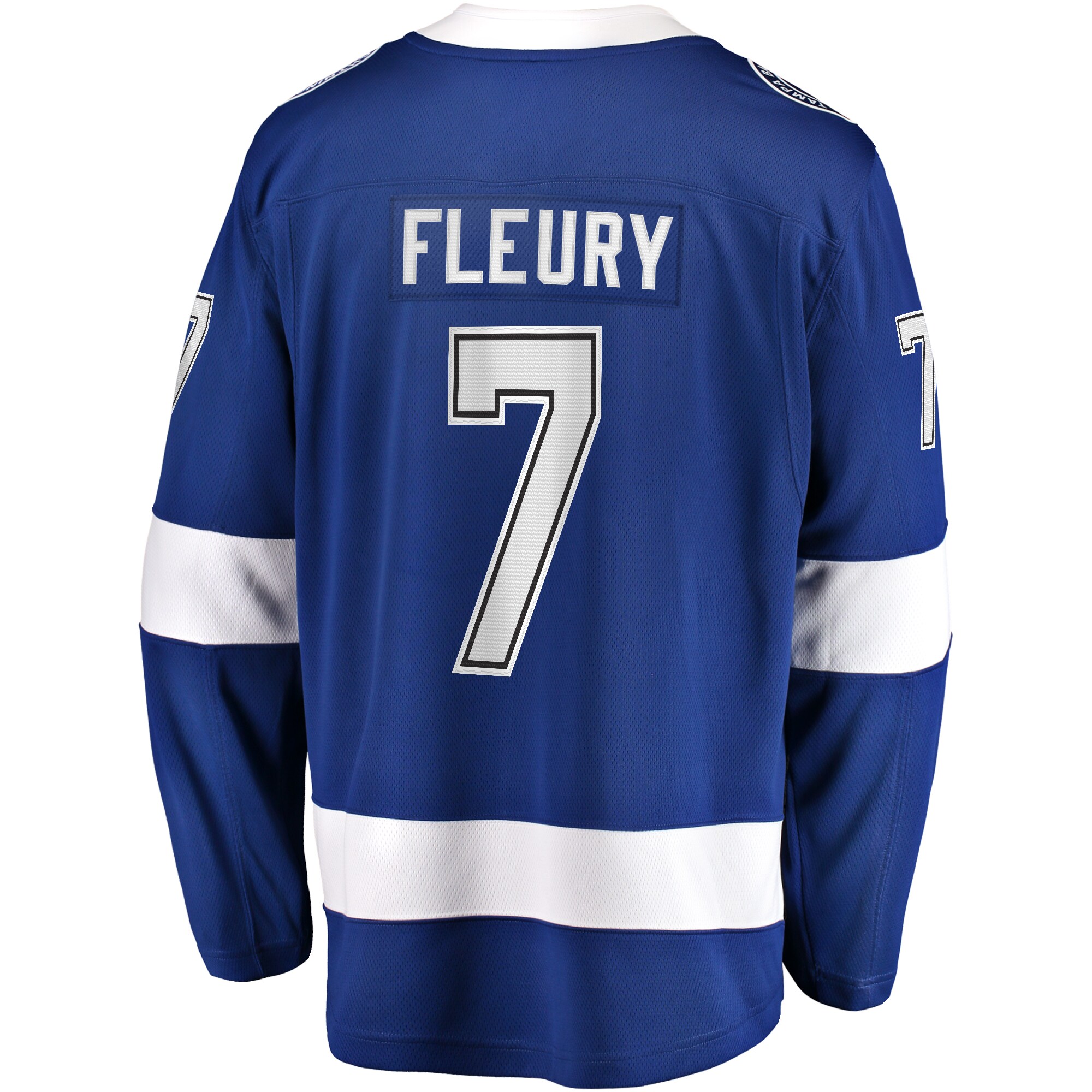 Tampa Bay Lightning Haydn Fleury Blue Home Premier Breakaway Player NHL Jersey Men's