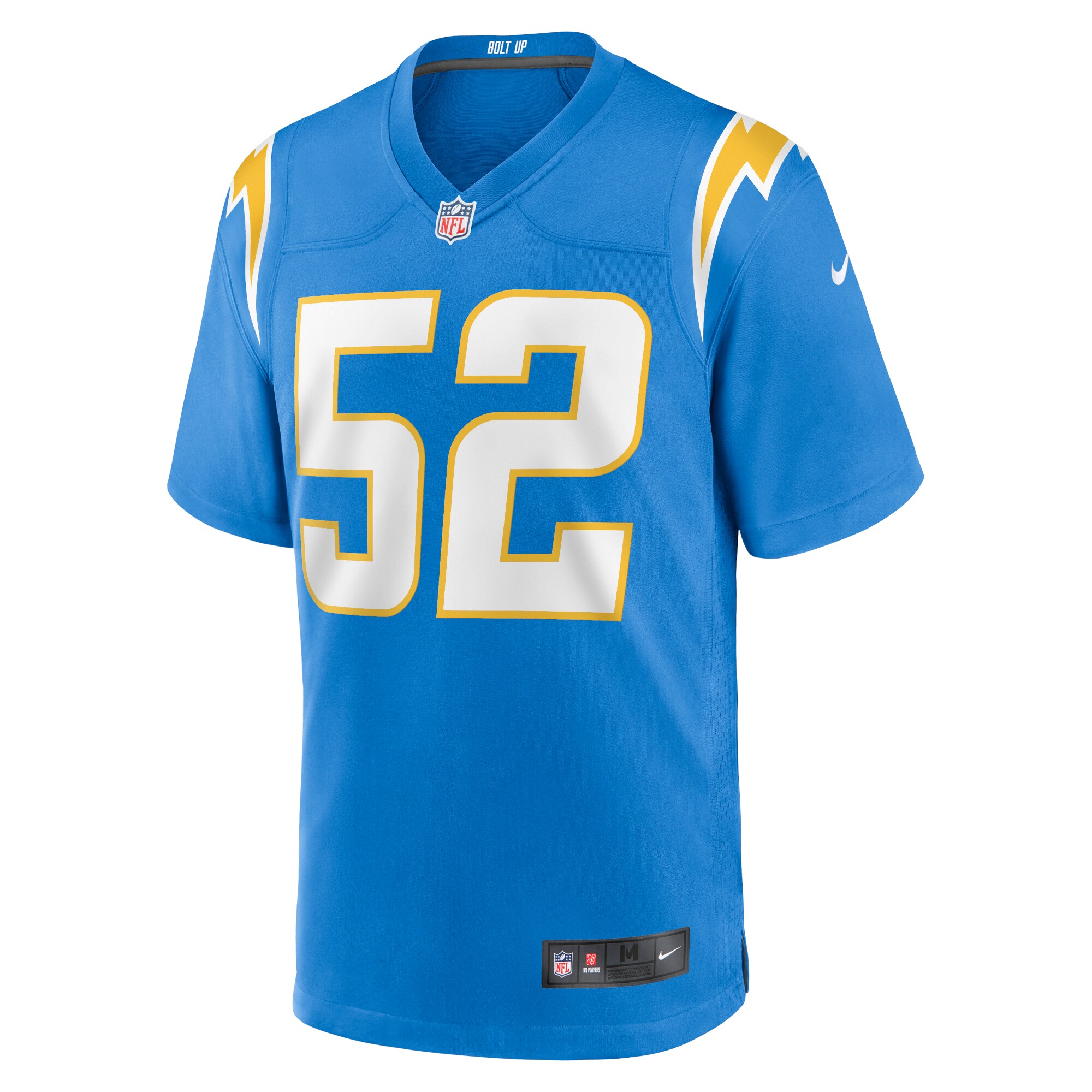 Los Angeles Chargers Khalil Mack Powder Blue Game NFL Jersey Youth