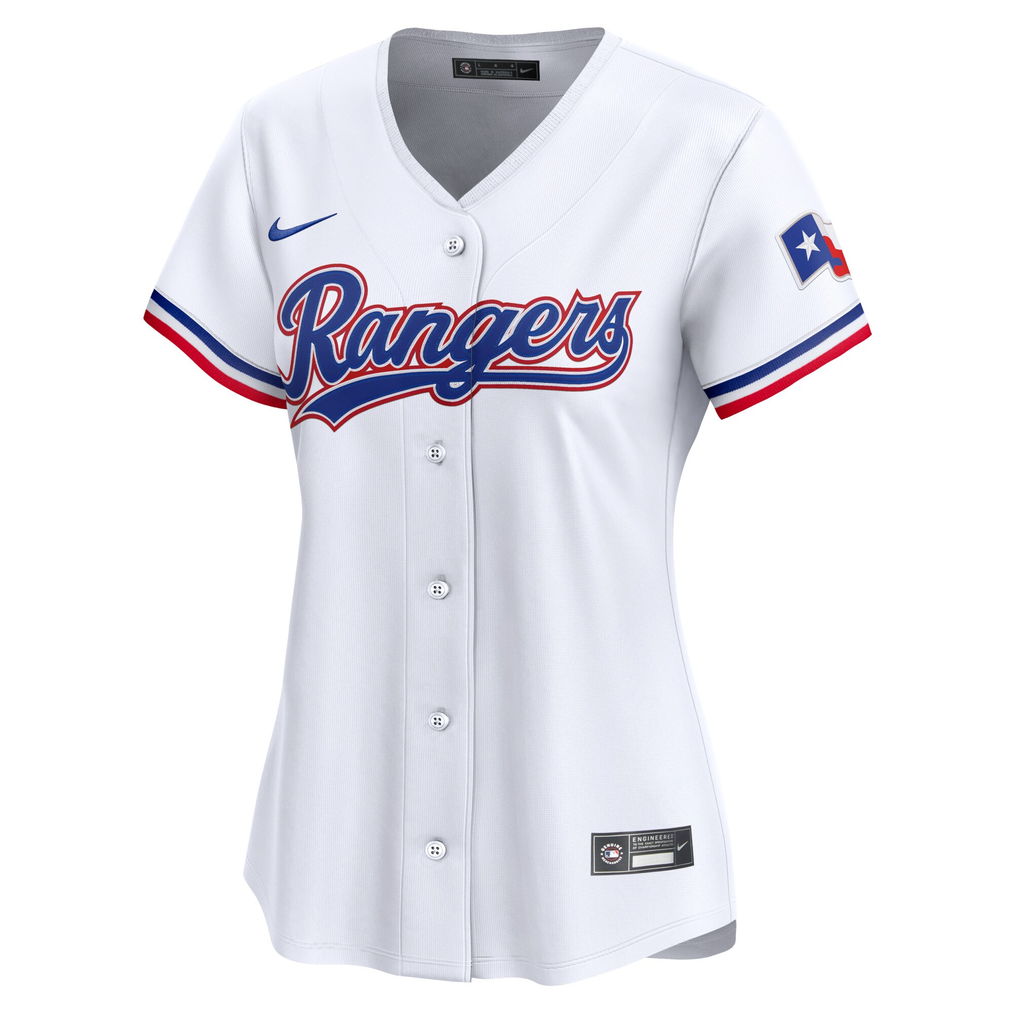 Texas Rangers White Home Limited MLB Jersey Women's