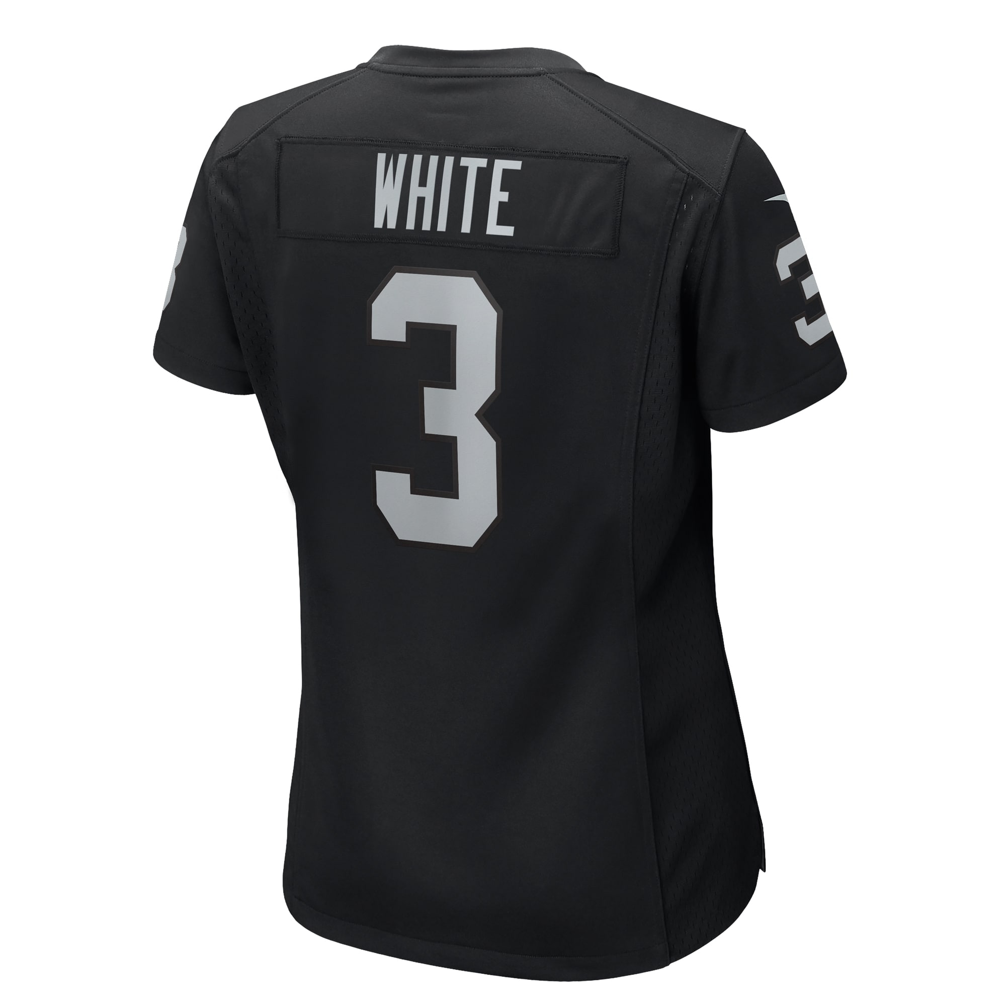 Las Vegas Raiders Zamir White Black Game NFL Jersey Women's