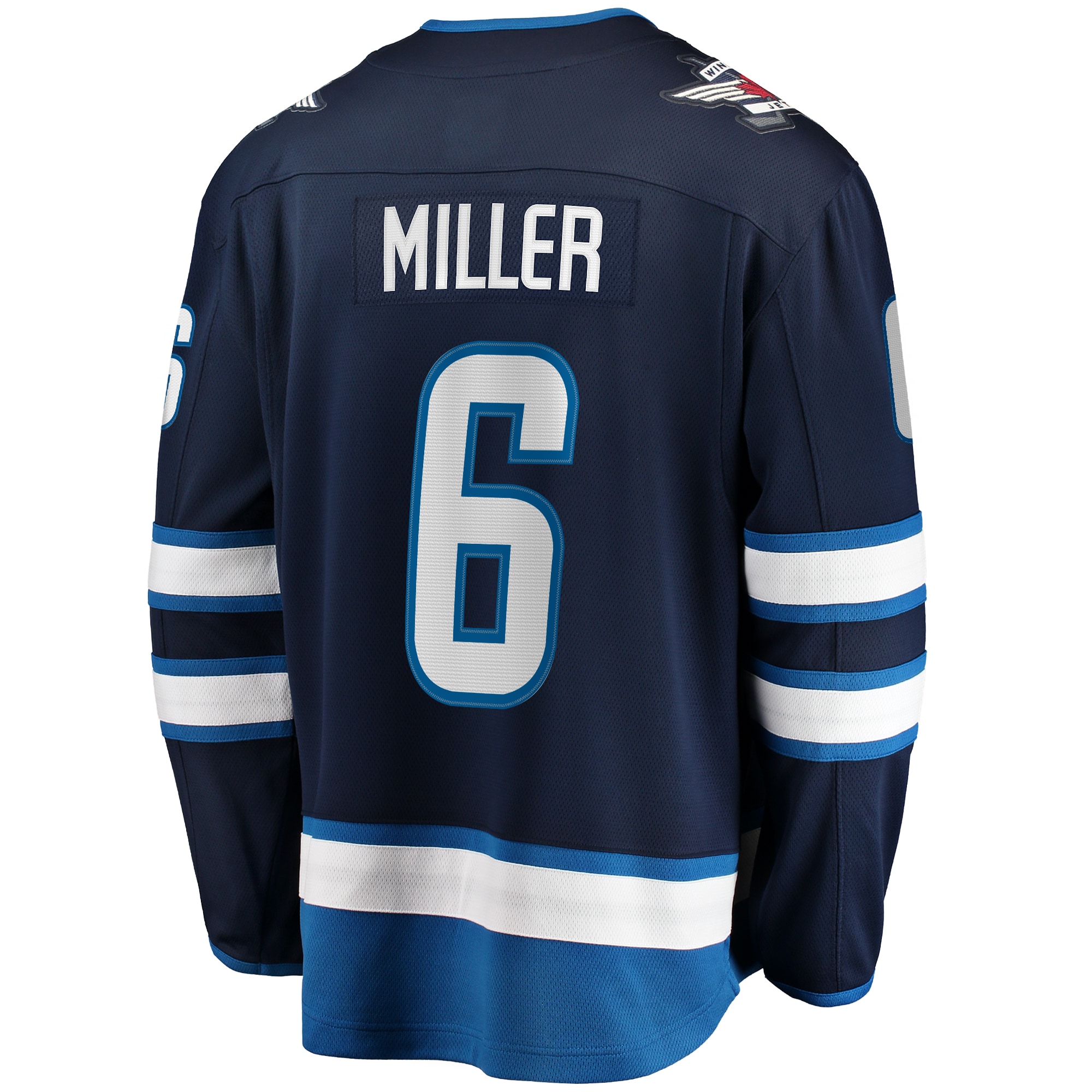 Winnipeg Jets Colin Miller Navy Home Premier Breakaway Player NHL Jersey Men's