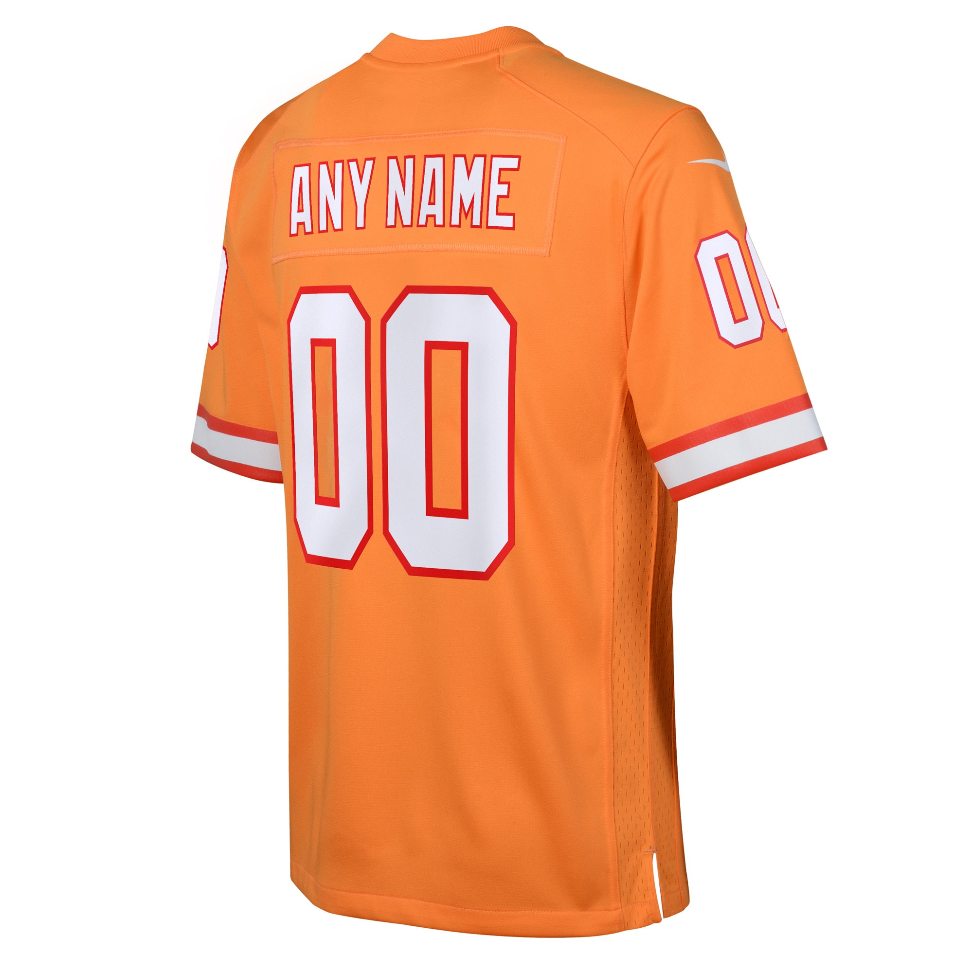 Tampa Bay Buccaneers Orange Custom Throwback Game NFL Jersey Youth