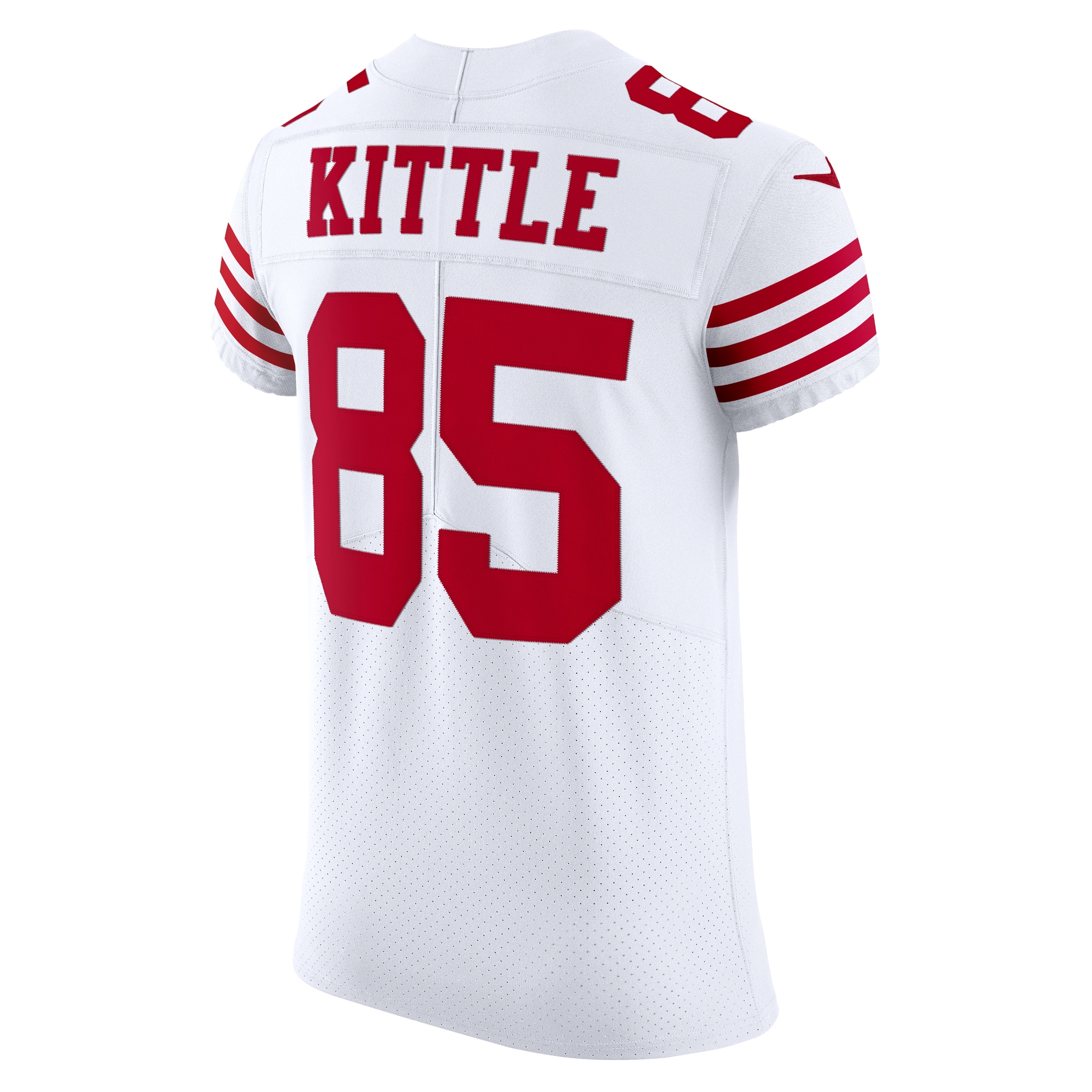 San Francisco 49ers George Kittle White Vapor Elite NFL Jersey Men's