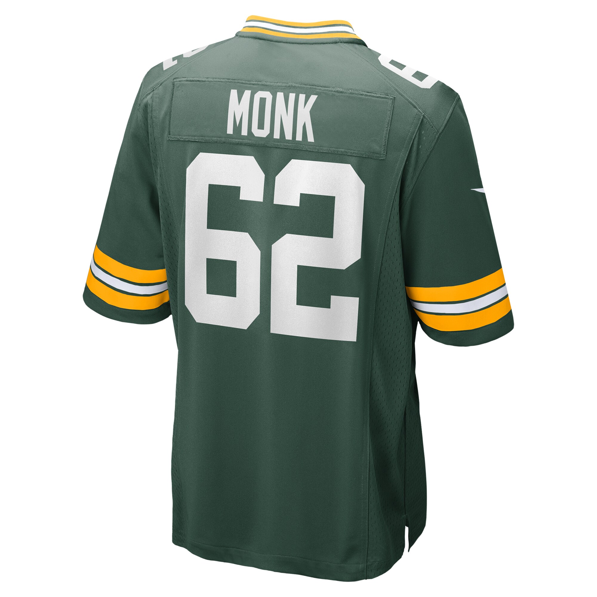 Green Bay Packers Jacob Monk Green Game NFL Jersey Men's