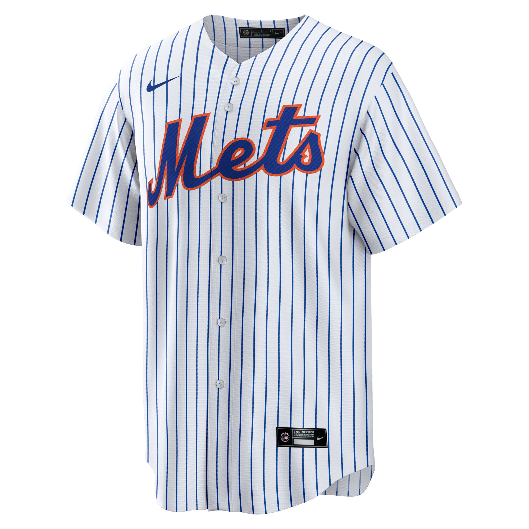 New York Mets Luisangel Acu?a White Home Player MLB Jersey Men's