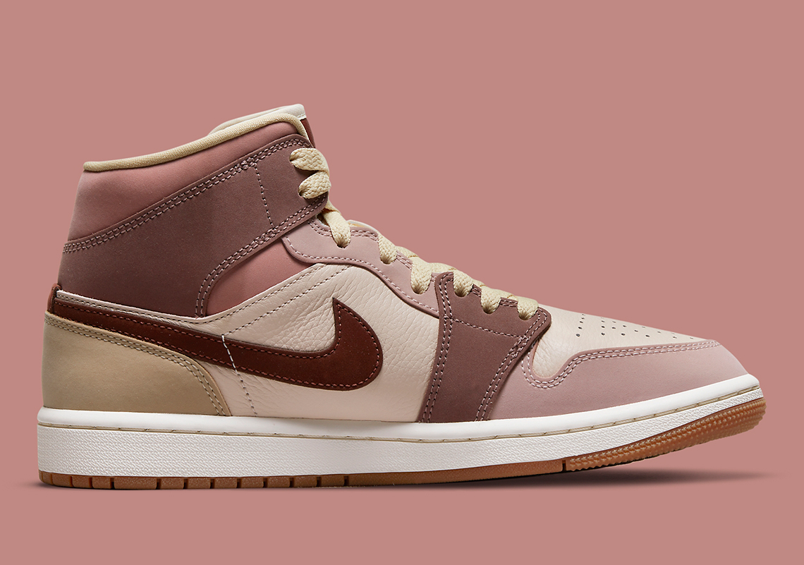 Wmns Air Jordan 1 Mid SE Dark Pony Smoky Mauve DO7440-821