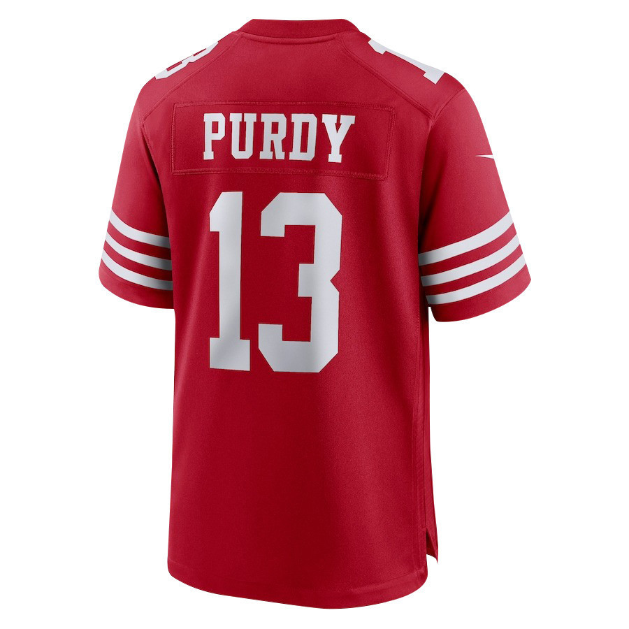 Brock Purdy 13 San Francisco 49ers The Son of Steel Game Scarlet NFL Jersey Men's