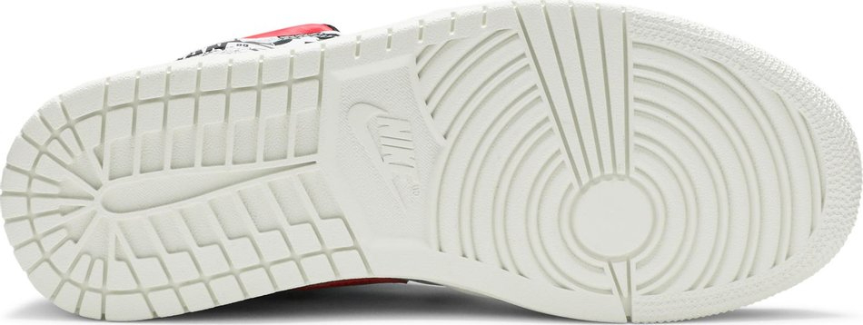 Air Jordan 1 Mid Over-Print Logos 554724-119