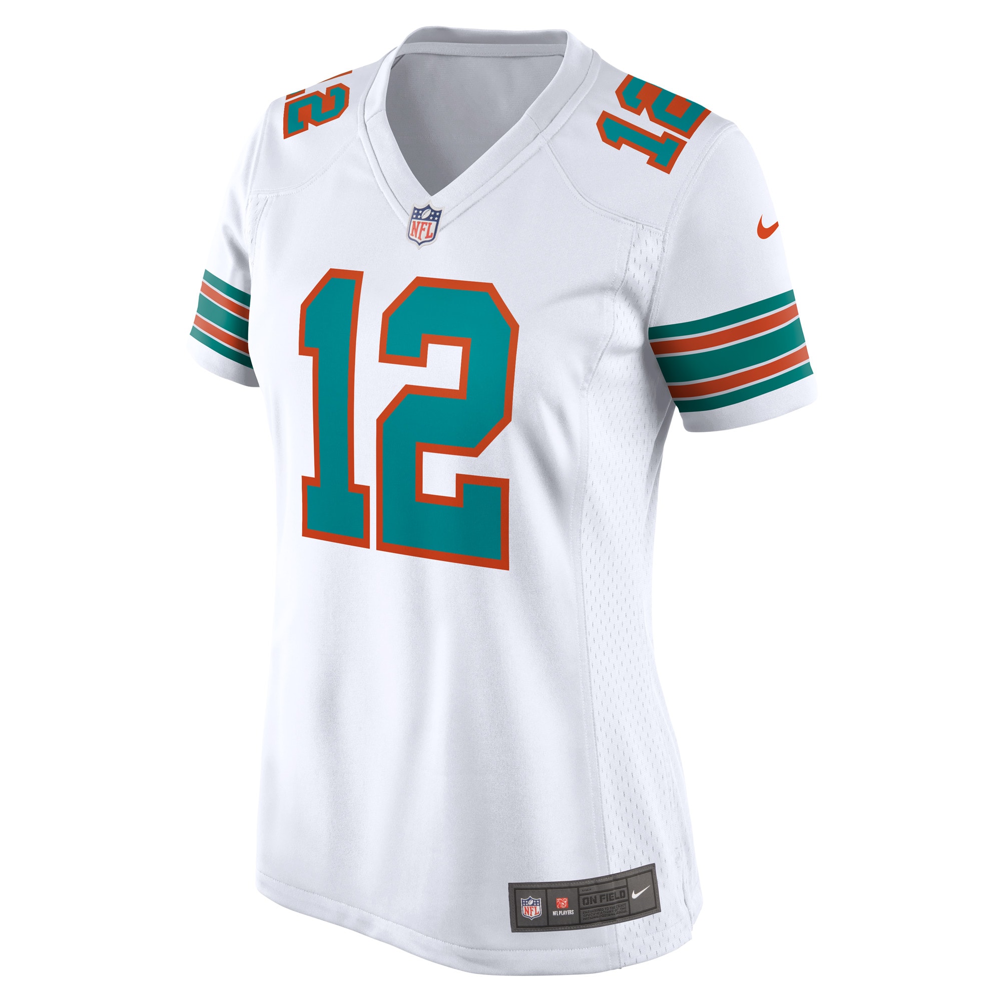 Miami Dolphins Bob Griese White Retired Player NFL Jersey Women's