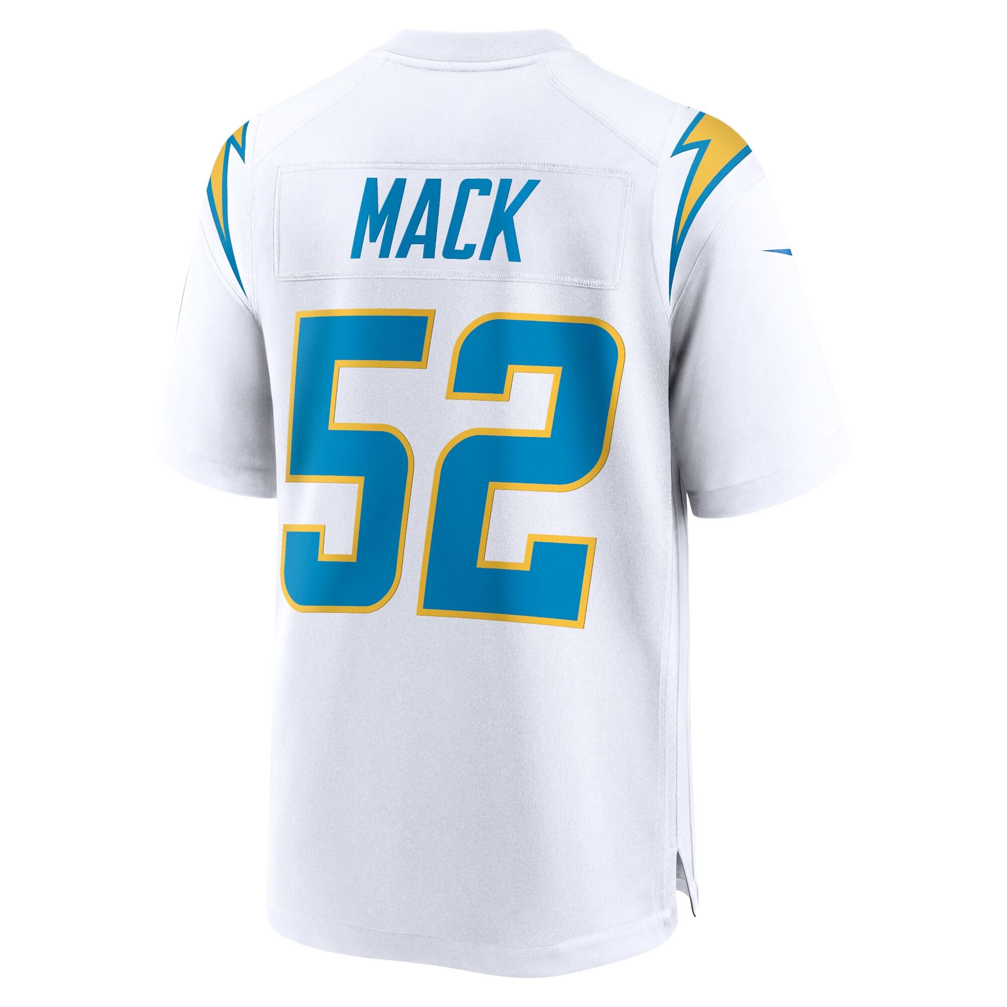 Los Angeles Chargers Khalil Mack White Game NFL Jersey Men's