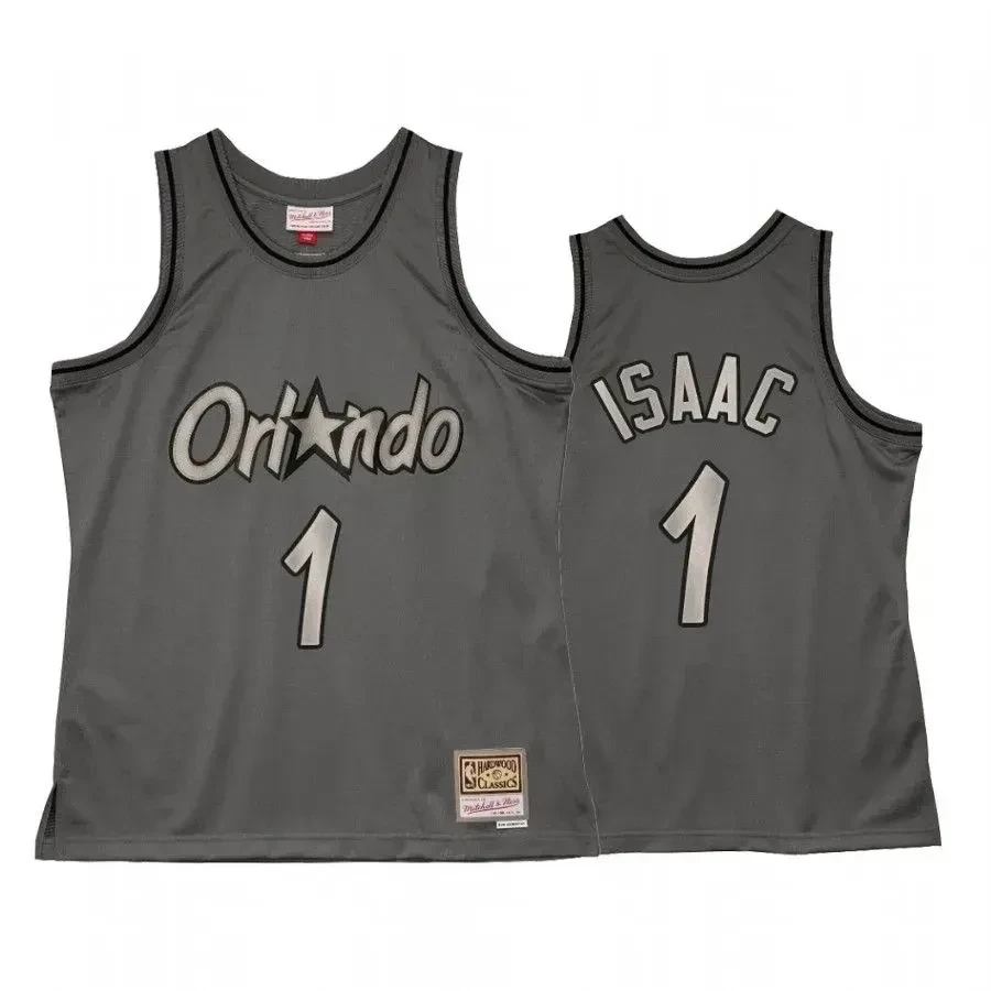 Jonathan Isaac 1 Orlando Magicc Metal Works Charcoal NBA Jersey Men's